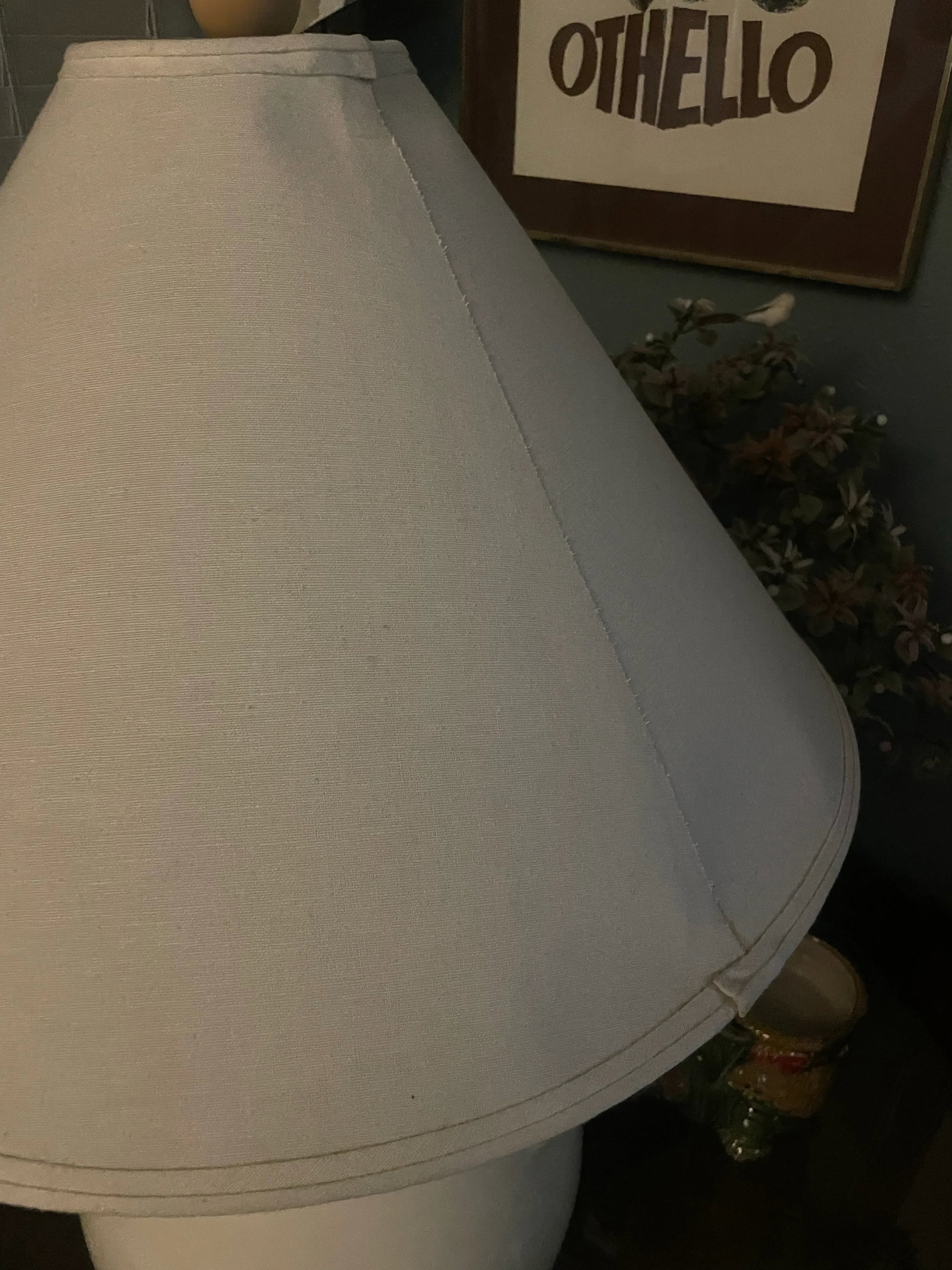 Huge Italian Ceramic Braided Handle Table Lamp - 11