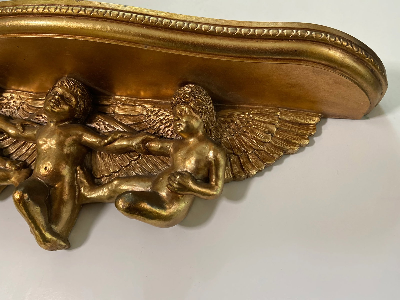 French Italian Cherub Console Wall Shelf - 4