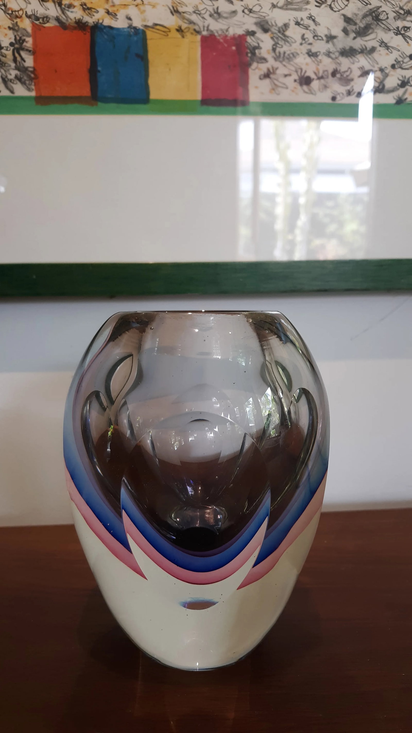 Flavio Poli Segusa Sommerso Murano Vase - 4