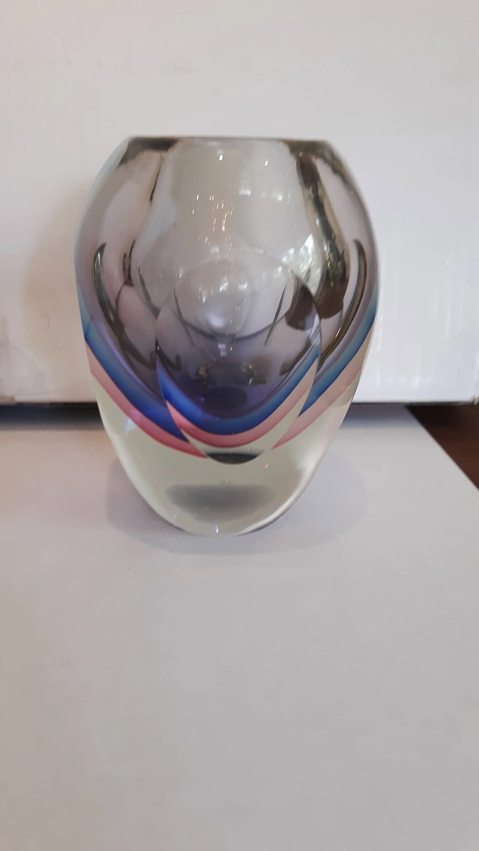 Flavio Poli Segusa Sommerso Murano Vase - 5