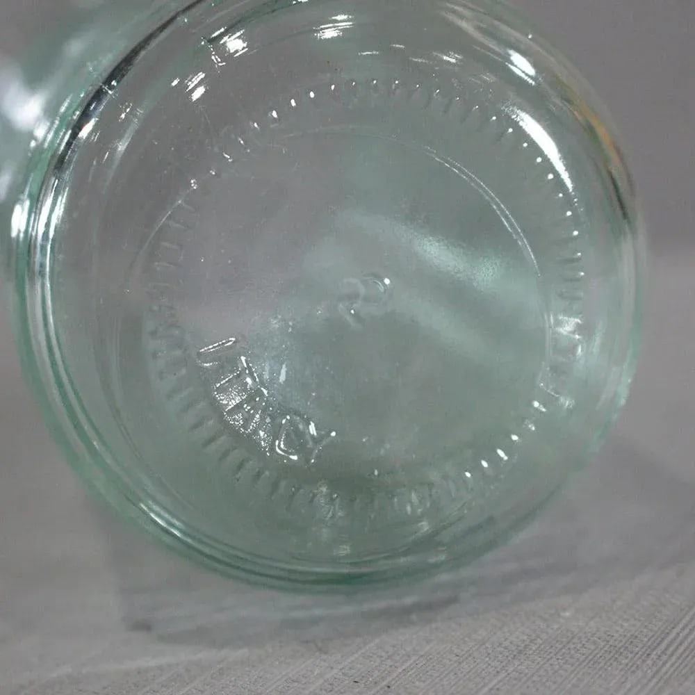 Modern Italian Venician Green Glass Decanter and Glasses - Set of 7 - 5