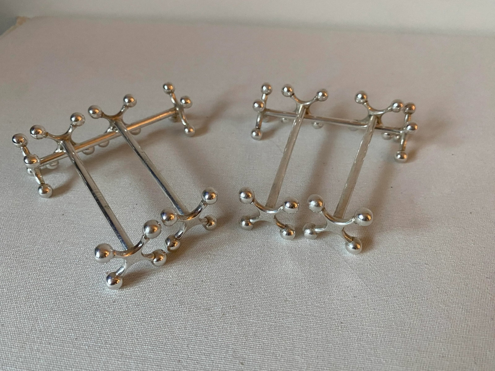 Vintage Christofle Silverplate Knife Rests- Set of 6 - 3