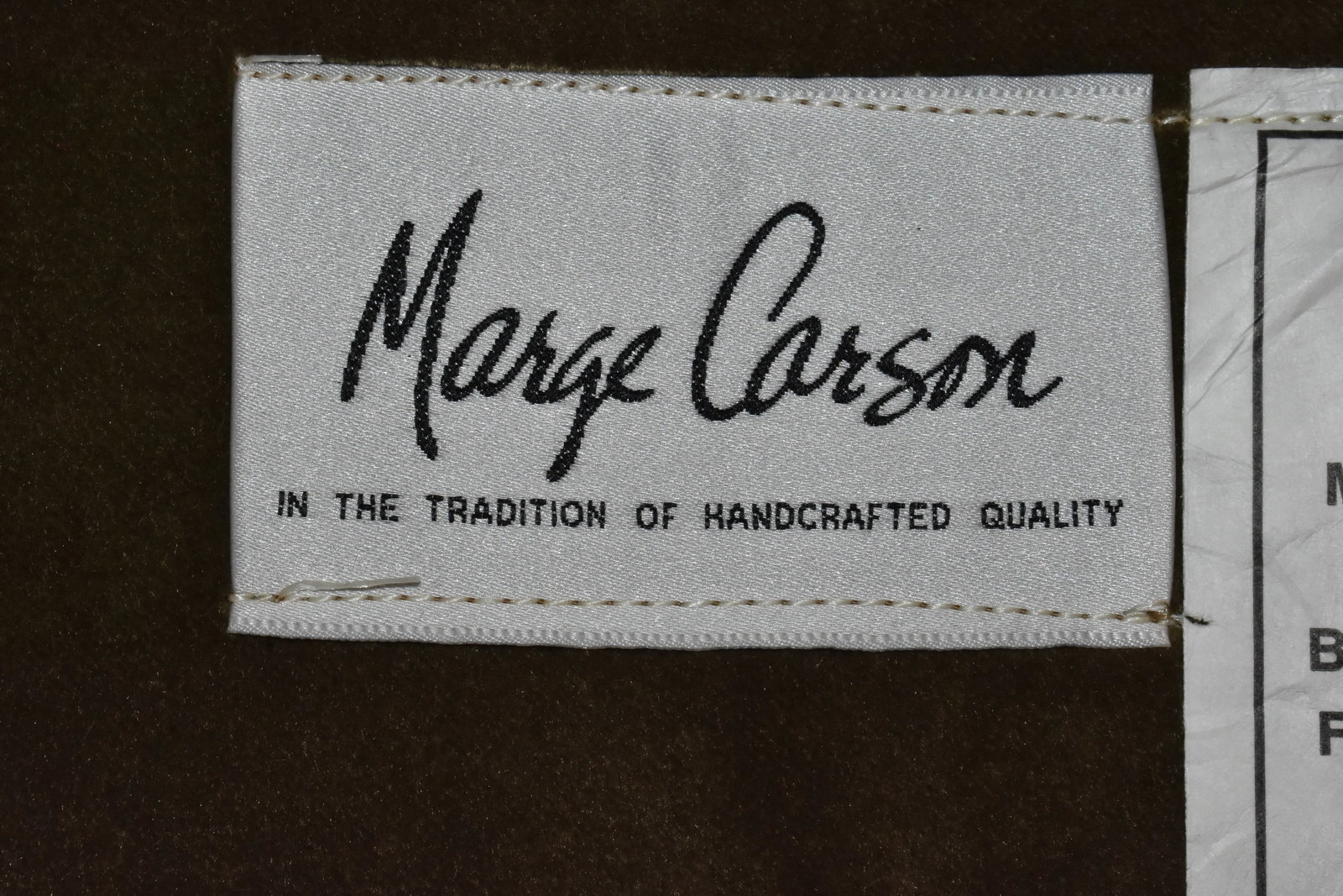 Marge Carson Extra Wide Curved Arm Accent Chair - 10