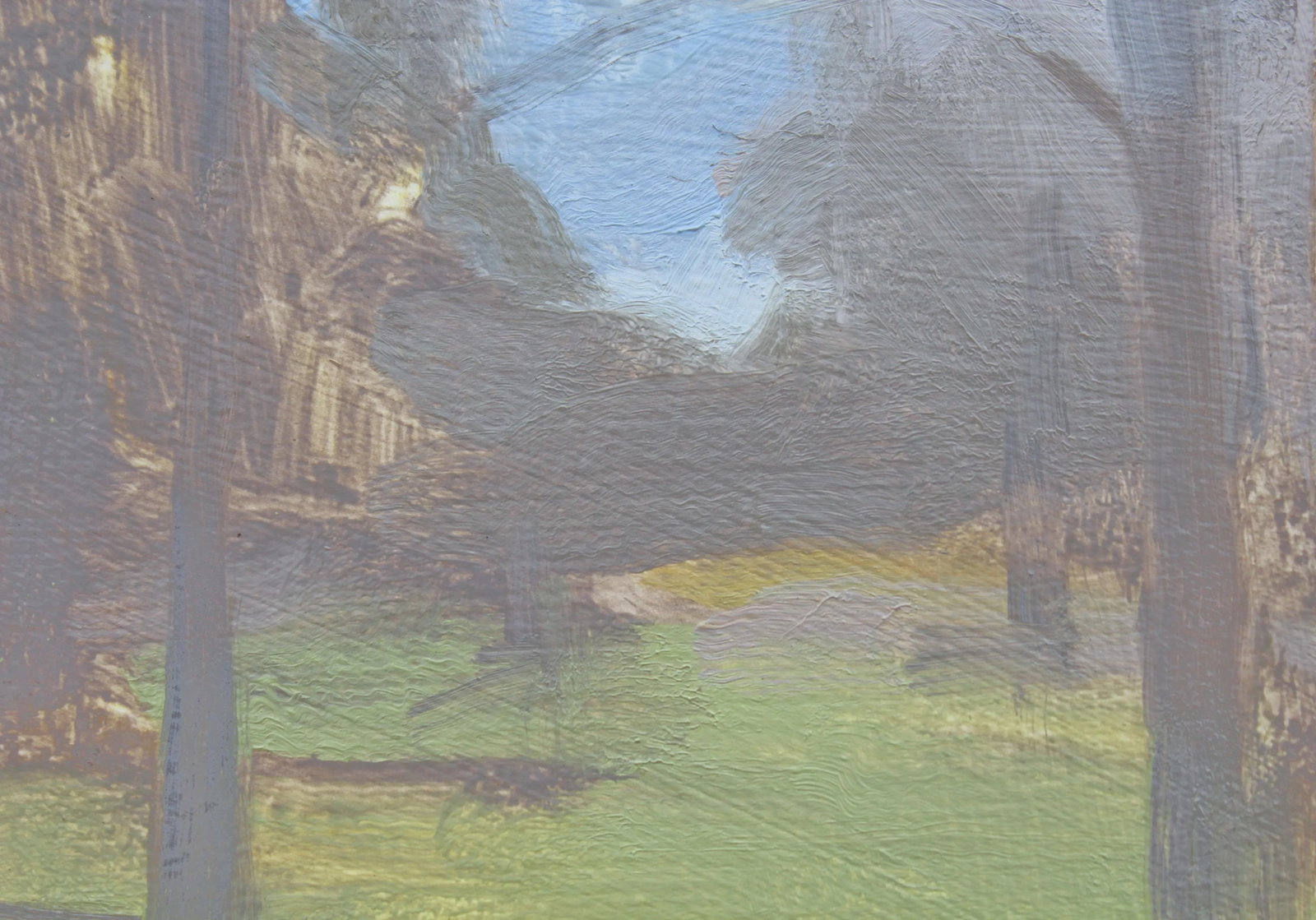 Framed Dreamy Landscape Painting by Michelle Farro - 7