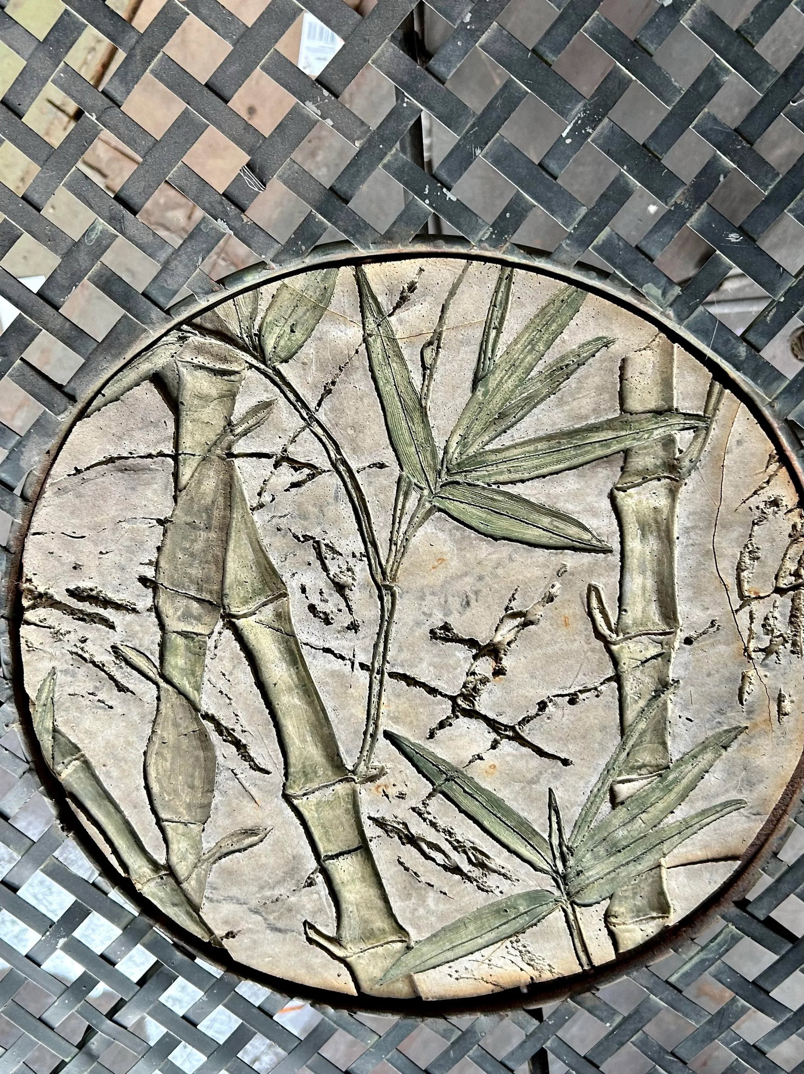 1950s Wrought Iron Bistro Table - 5