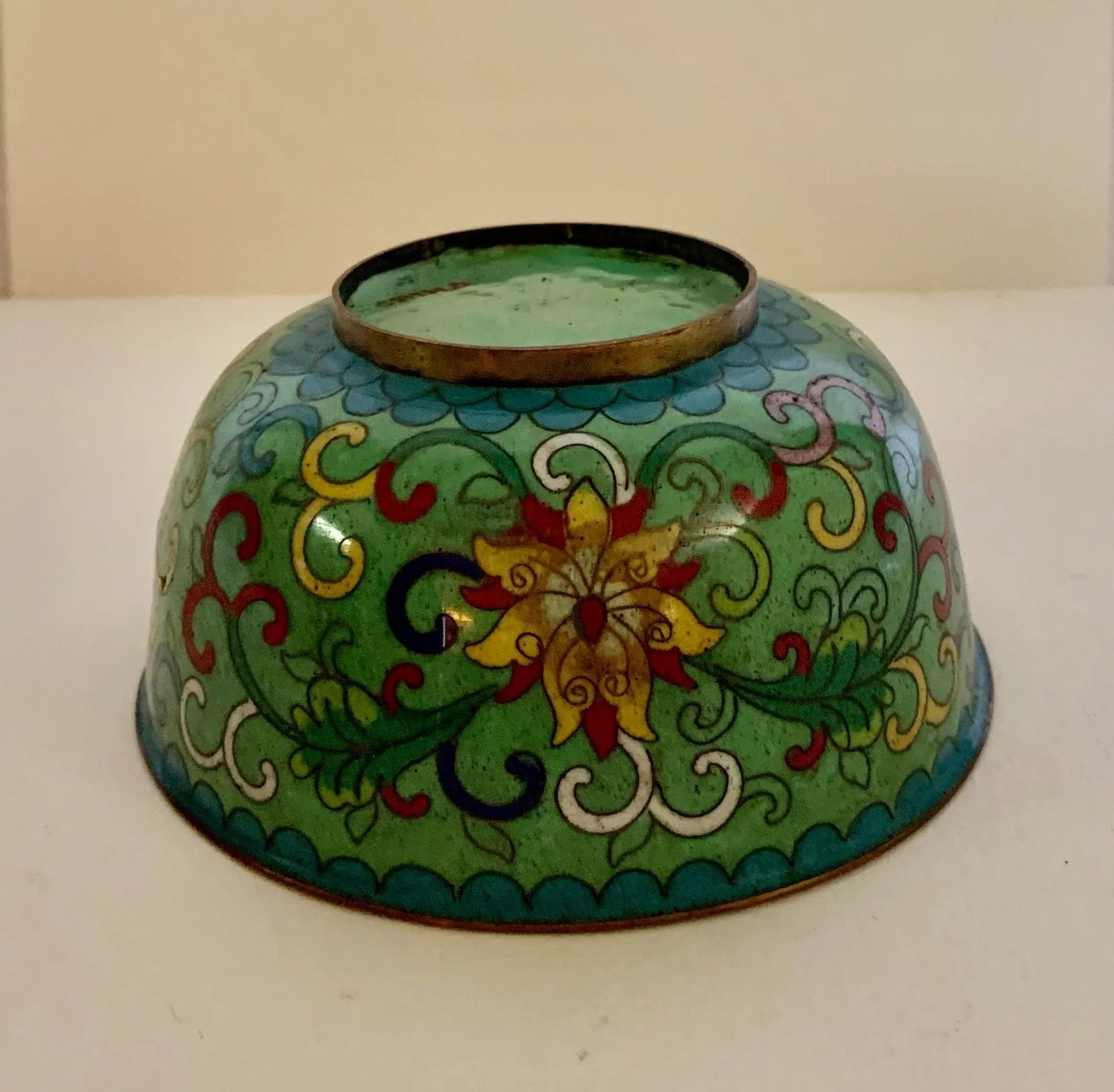 Vintage Cloisonne Trinket Dishes and Bowl - Collection of 4 - 3