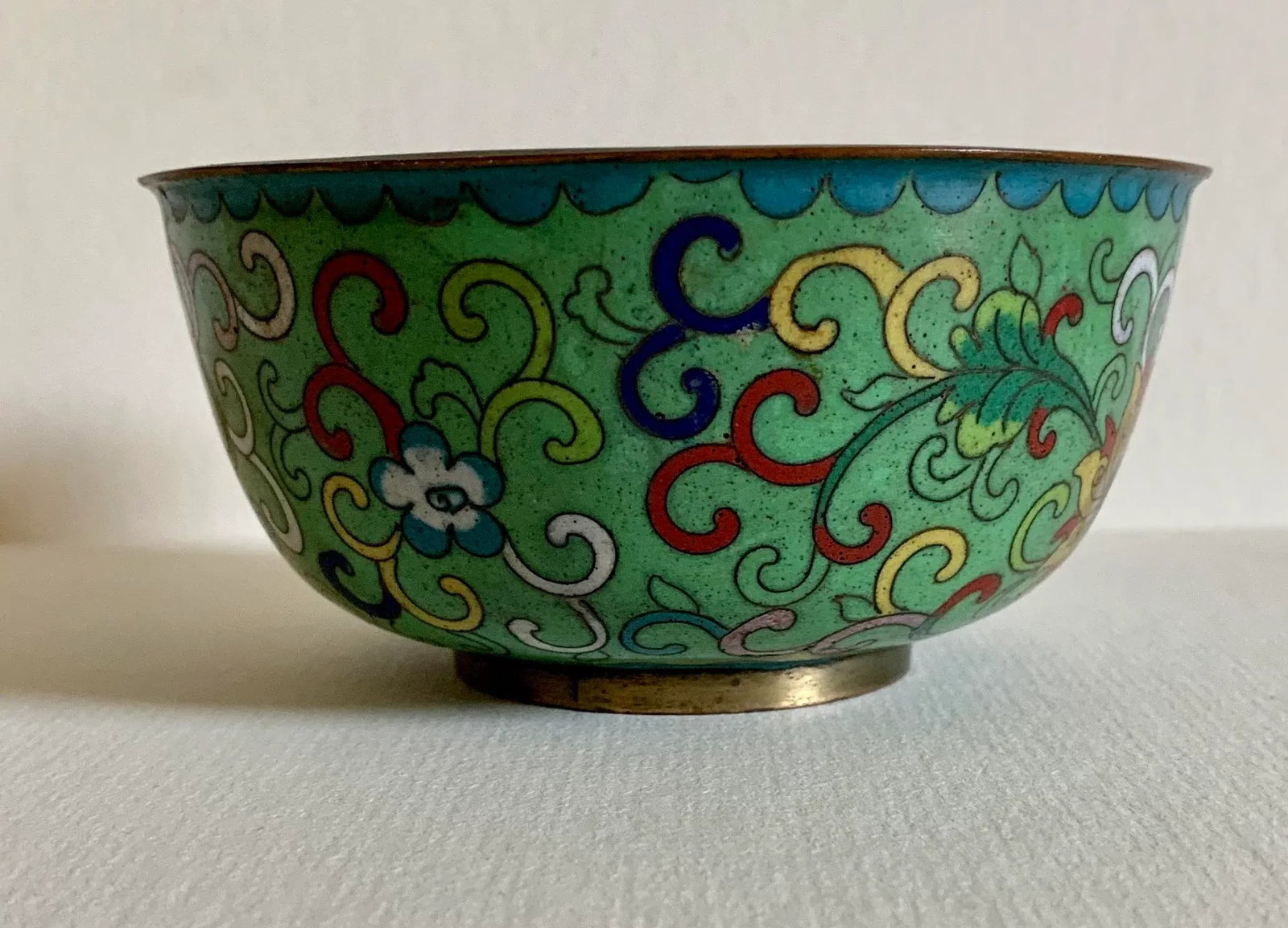 Vintage Cloisonne Trinket Dishes and Bowl - Collection of 4 - 4