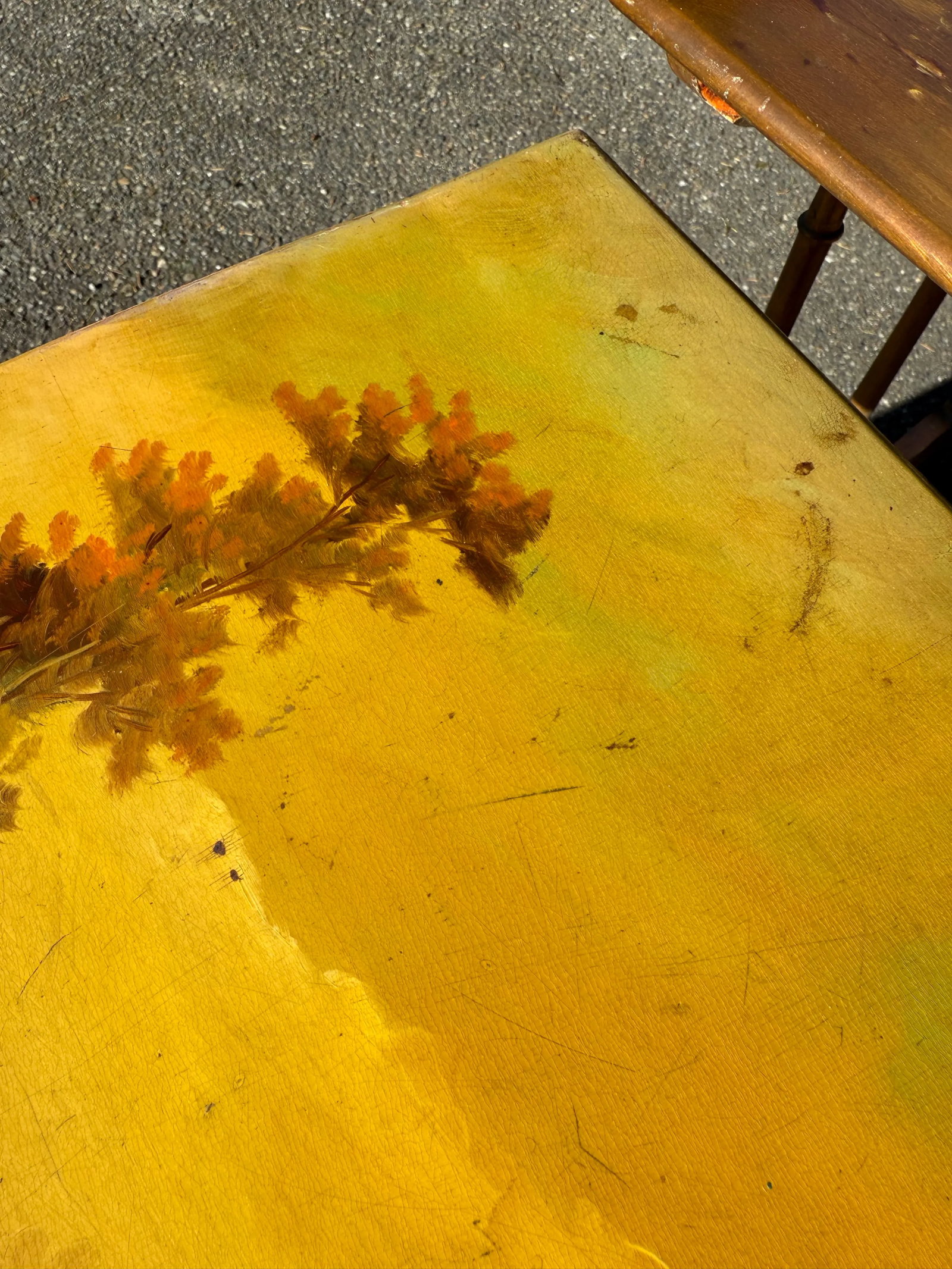 Victorian Hand Painted and Gilded Nesting Tables - Set of 4 - 11