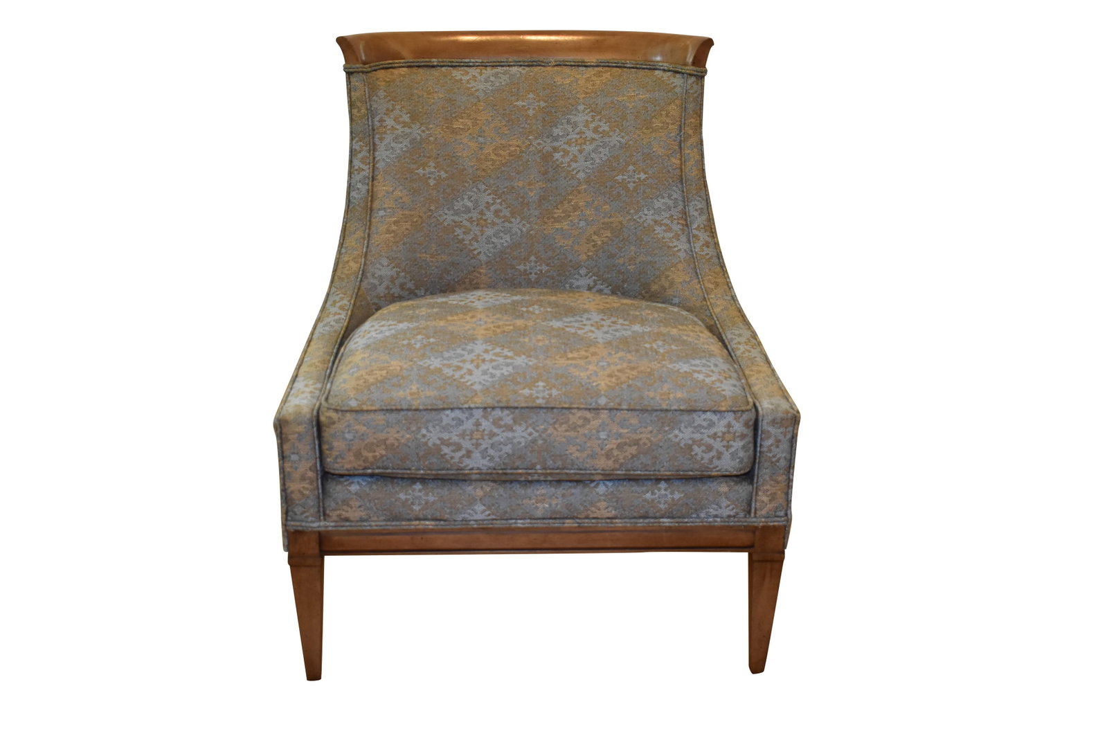 1960s Drexel Heritage Mid-Century Highback Lounge Chair Styled After Harvey Probber - 2