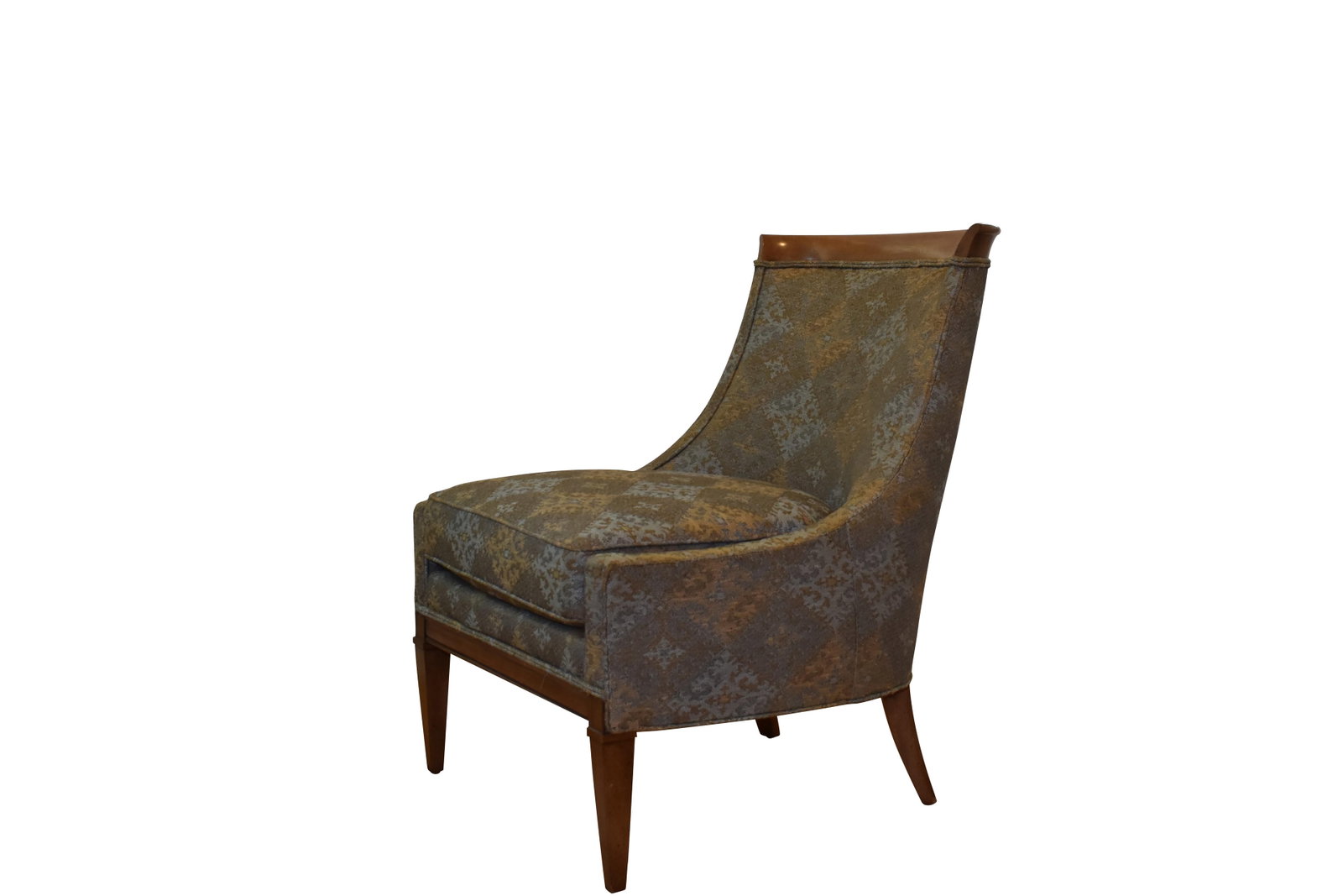 1960s Drexel Heritage Mid-Century Highback Lounge Chair Styled After Harvey Probber - 3