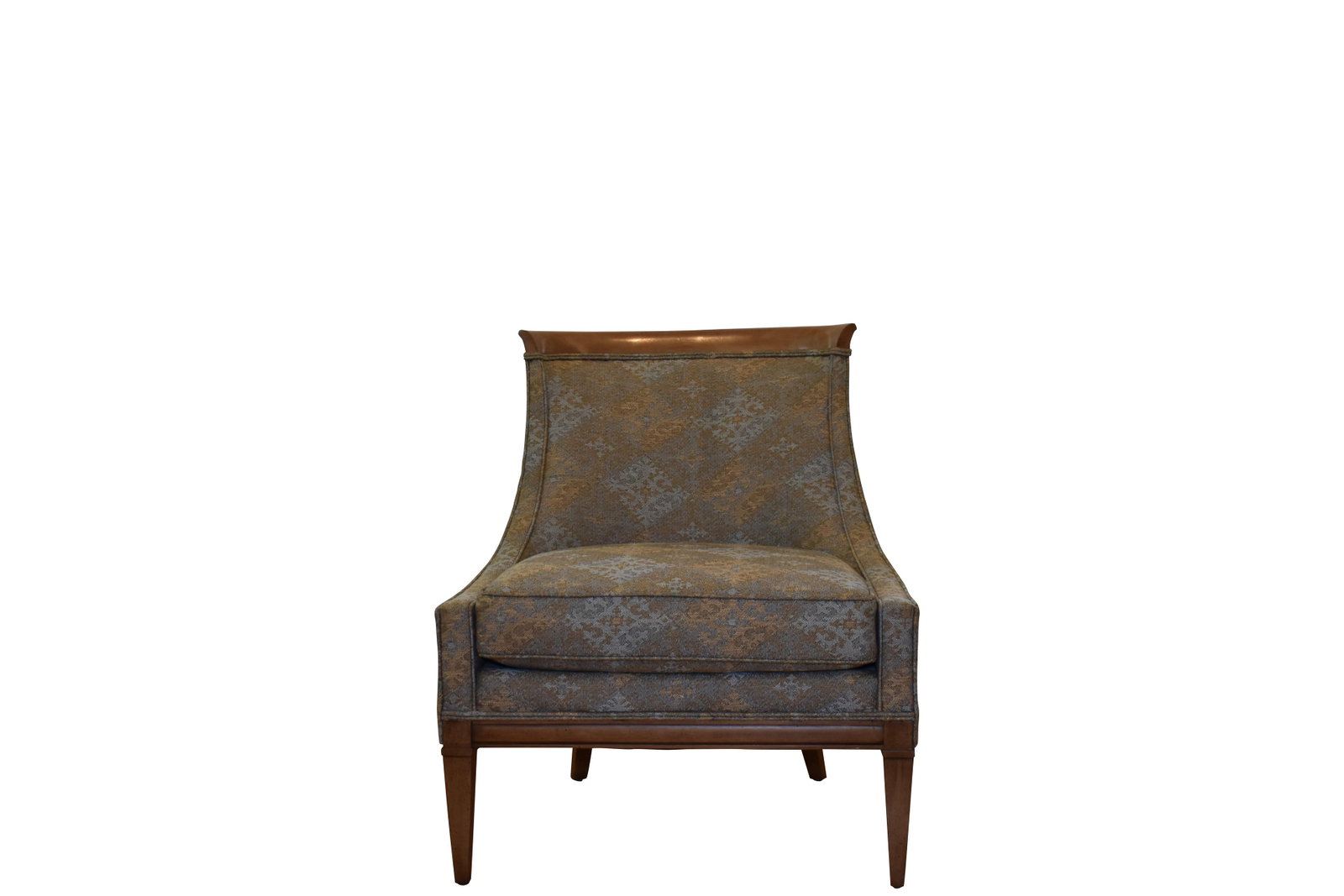 1960s Drexel Heritage Mid-Century Highback Lounge Chair Styled After Harvey Probber - 5
