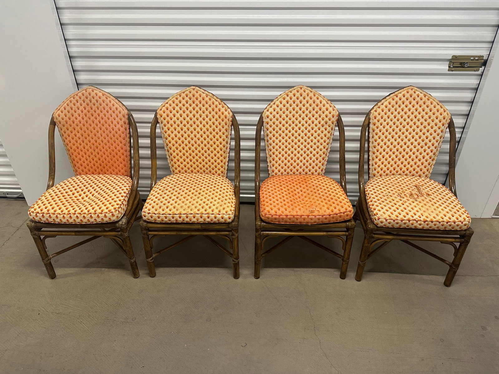 Late 20th Century McGuire Organic Modern Cathedral Dining Chairs- Set of 4 - 10