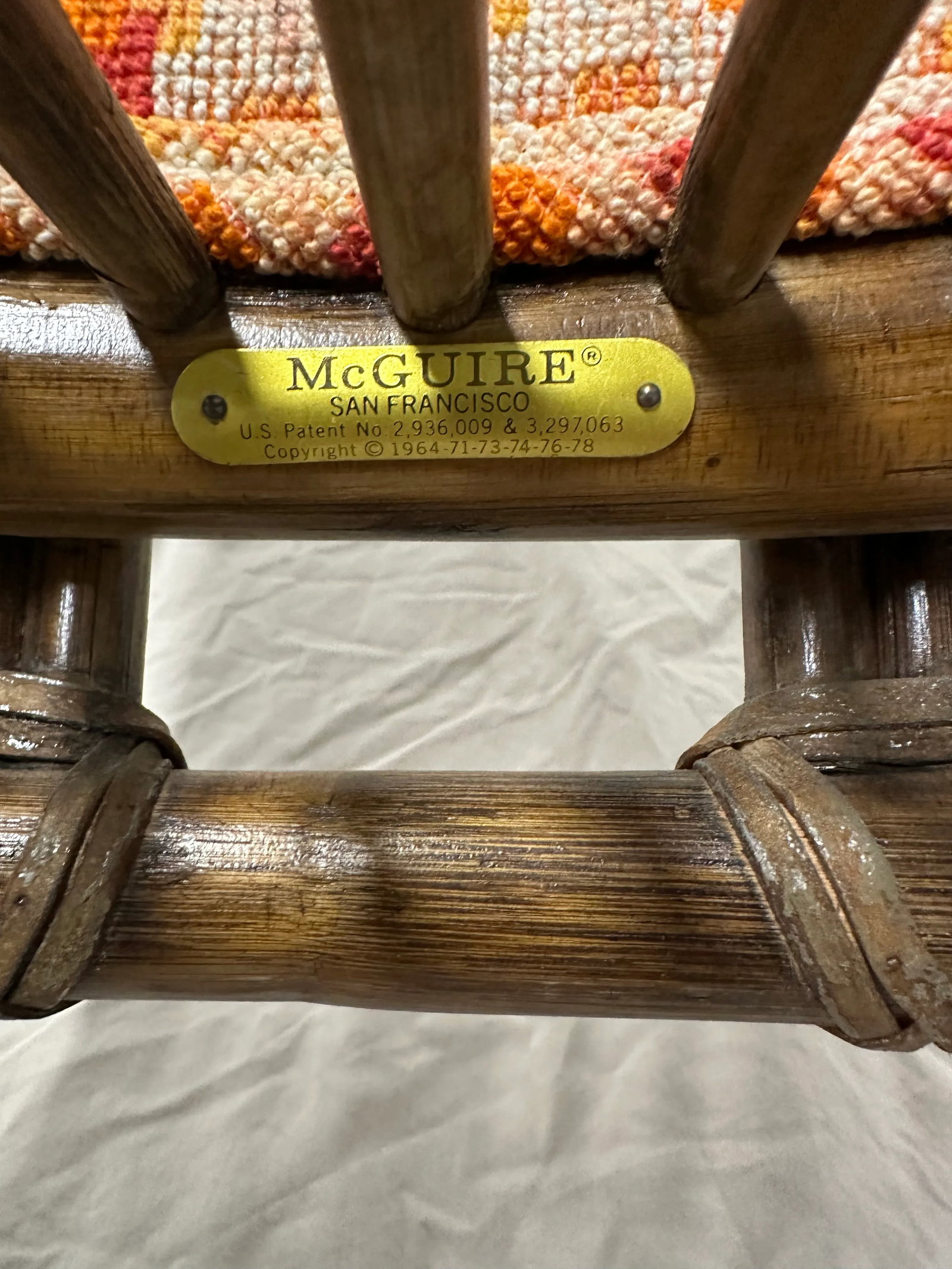 Late 20th Century McGuire Organic Modern Cathedral Dining Chairs- Set of 4 - 9