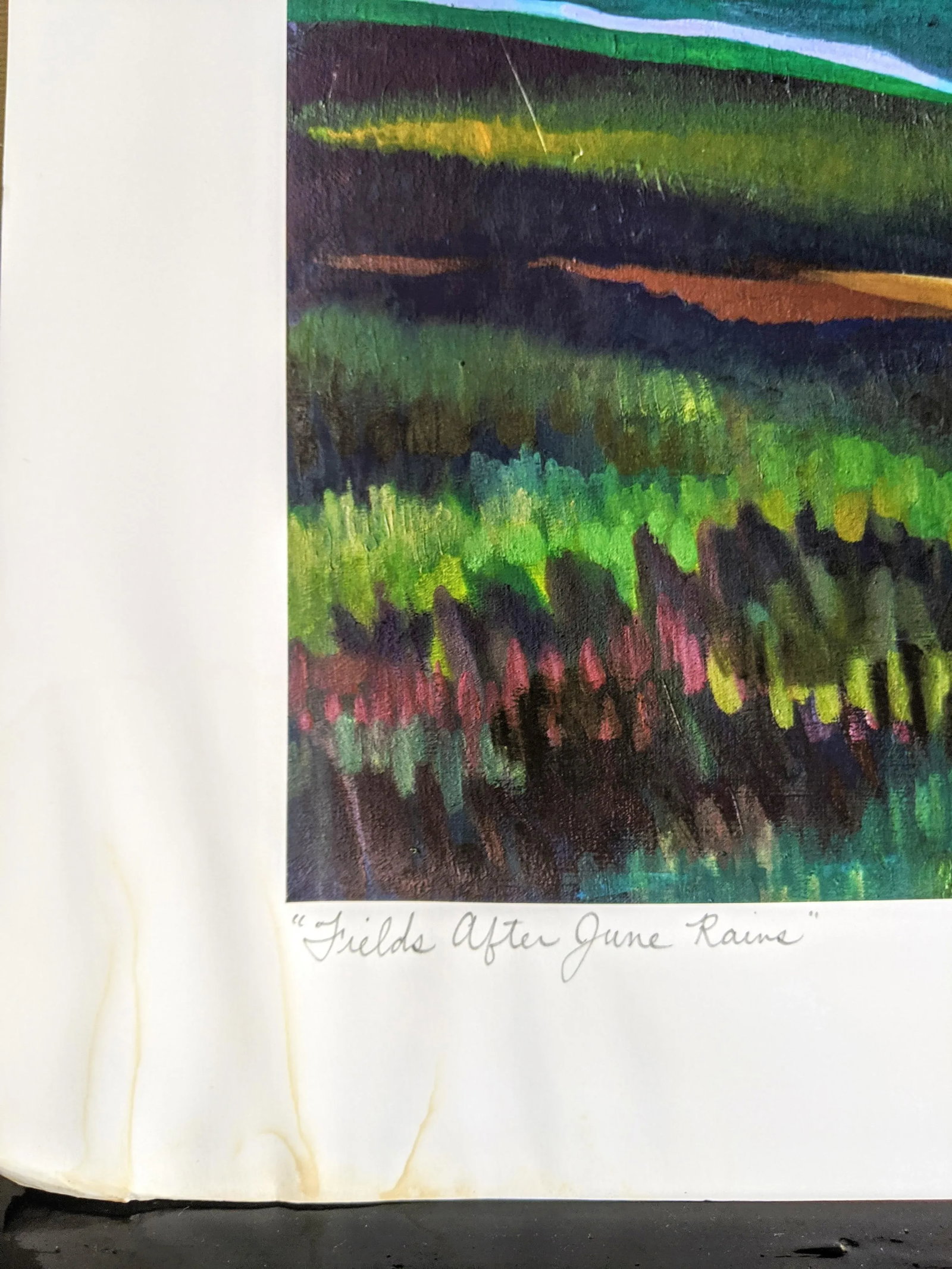 Abstract Expressionist Landscape Print - 4