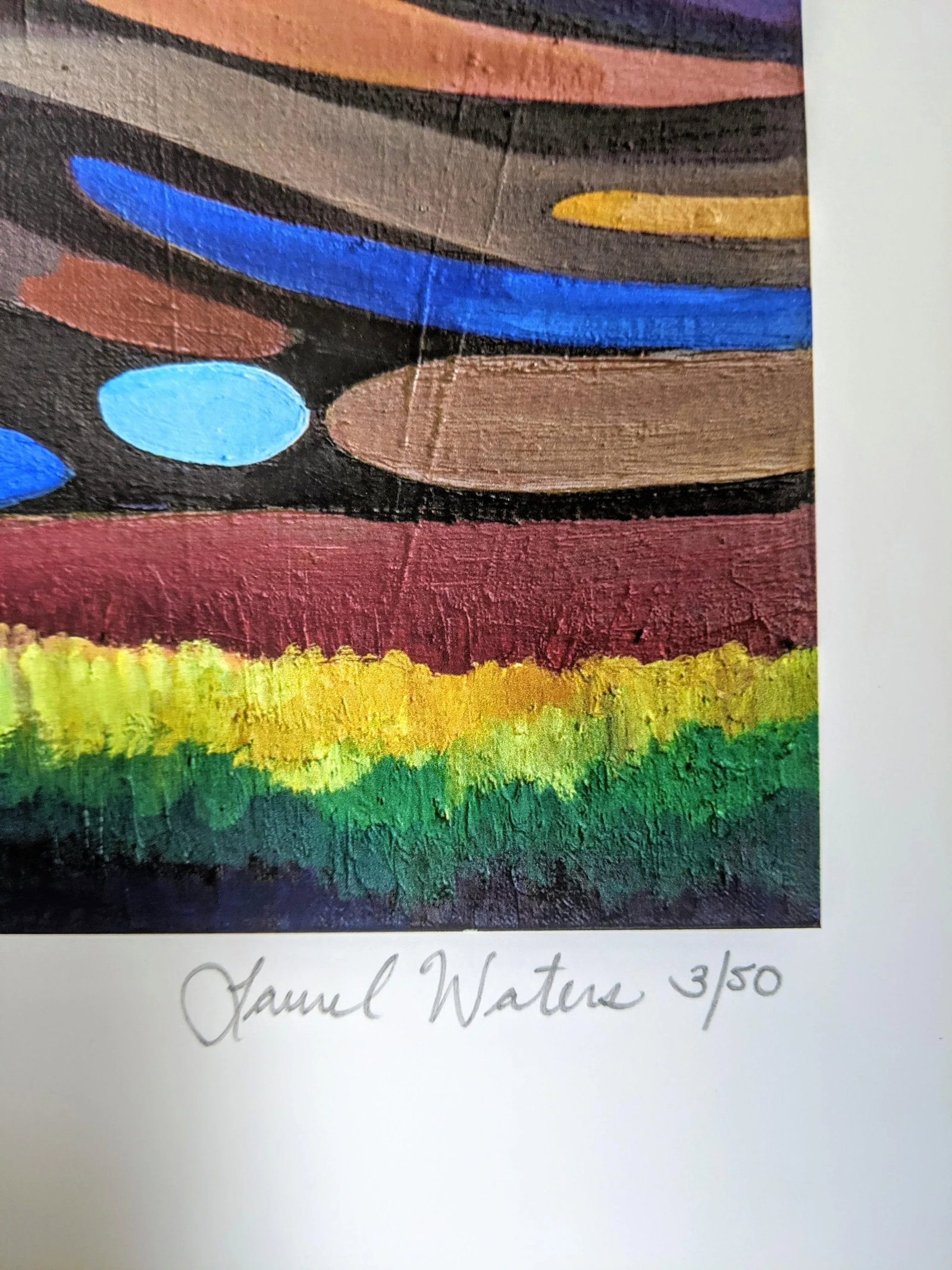 Abstract Expressionist Landscape Print - 6