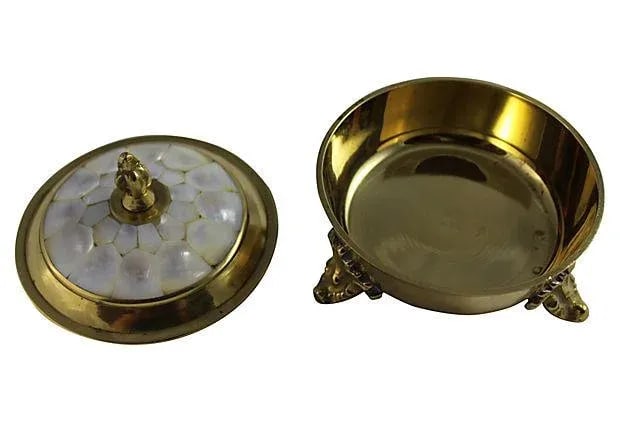 Victorian Mother of Pearl Lid Box - 3