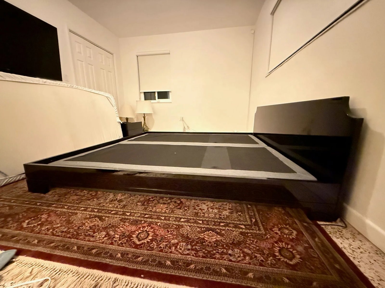 Roche Bobois 1980's Black Lacquered Pekino Bed - 5