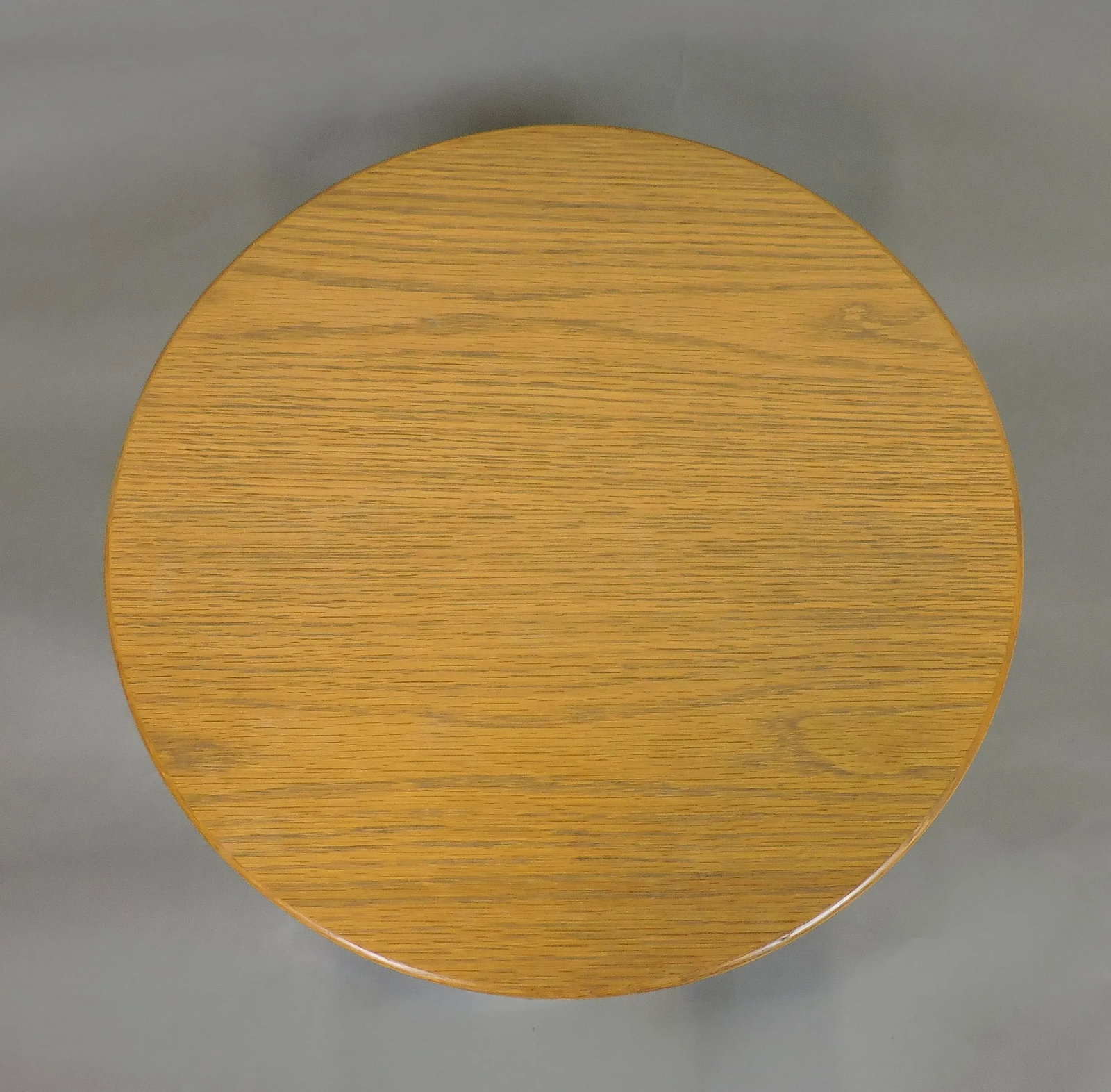 1970s Mid-Century Modern Saarinen for Knoll Oak Tulip Pedestal Side Table - 3