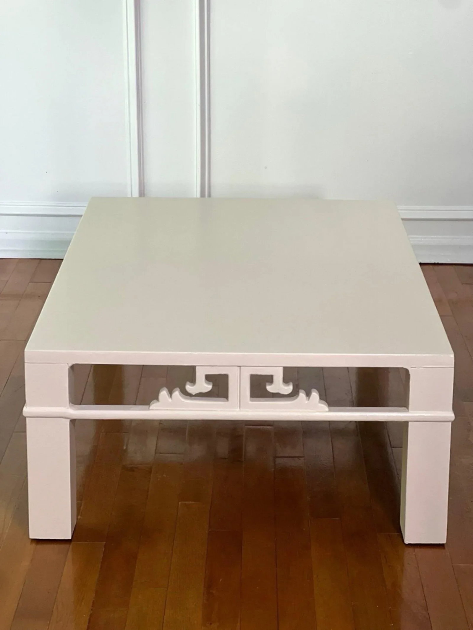 Henredon Chinoiserie White Coffee Table, 1970s - 6