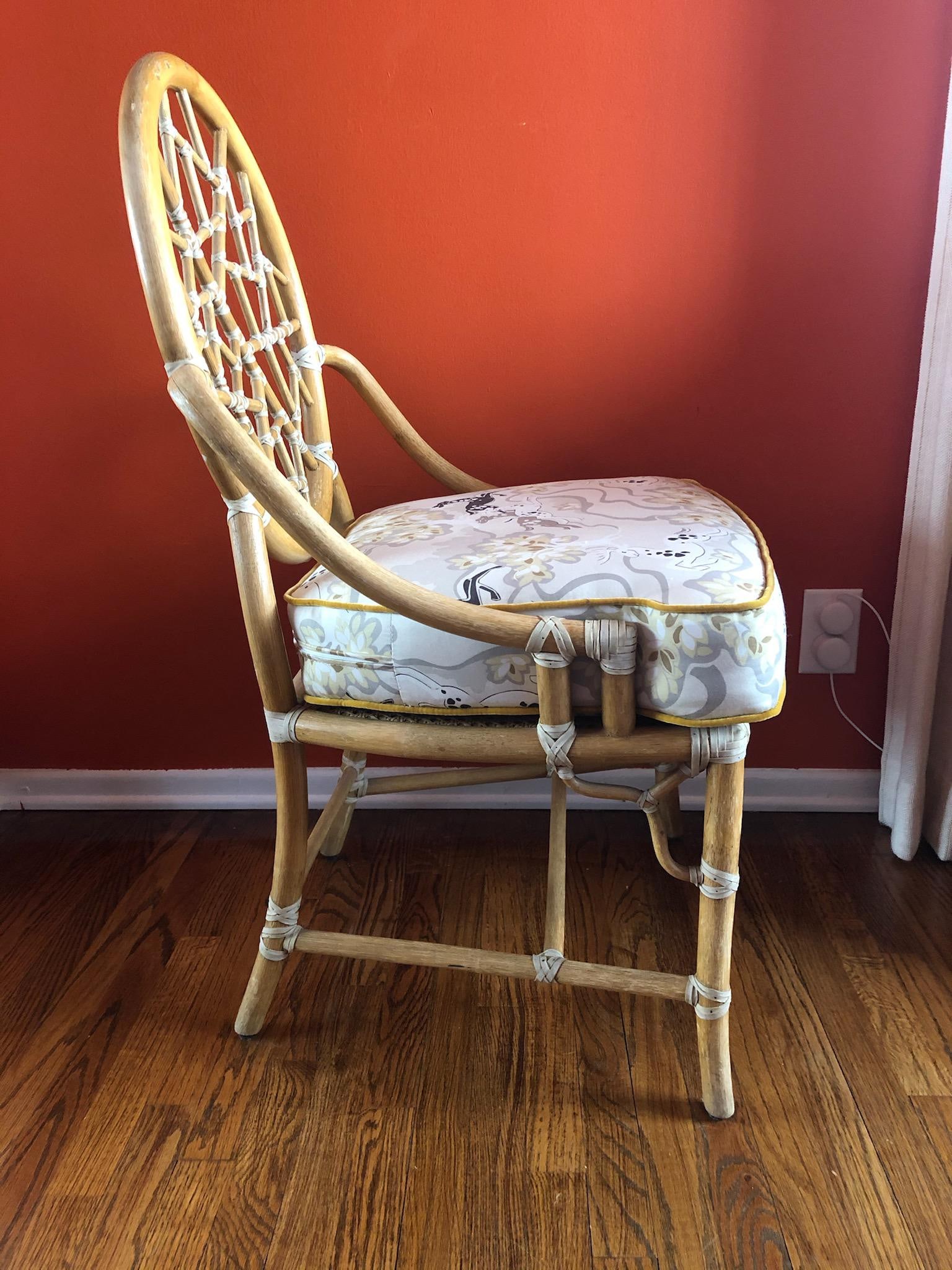 Late 20th Century Cracked Ice McGuire Chair - 3