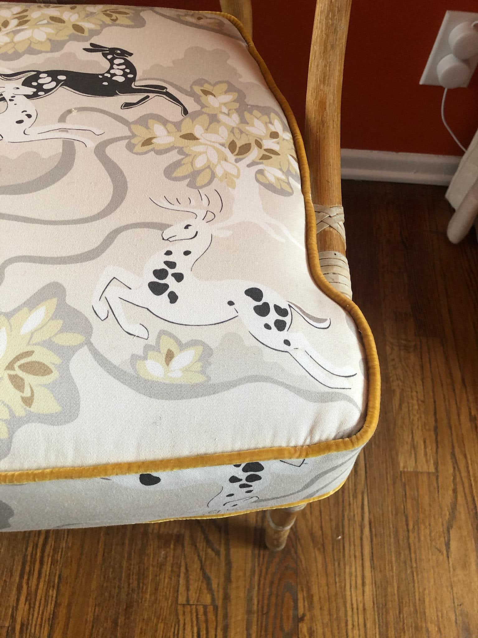 Late 20th Century Cracked Ice McGuire Chair - 7