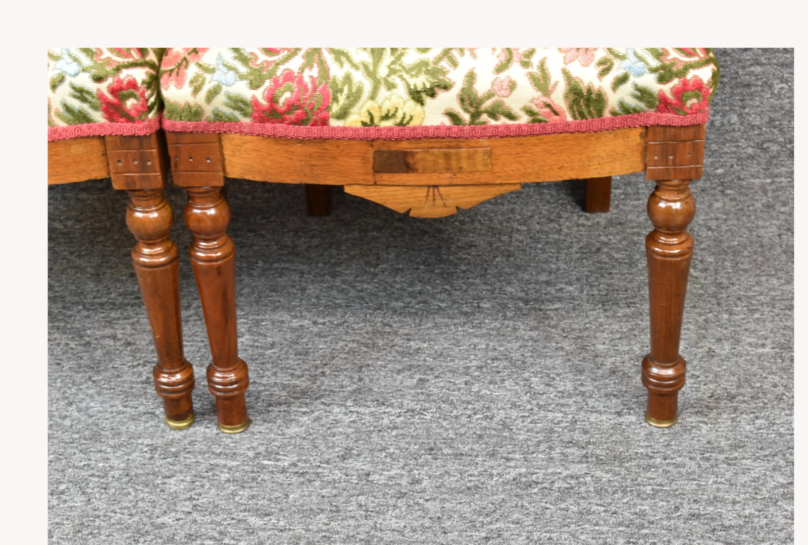 Vintage Victorian Eastlake Walnut Carved Burlwood Accent Chairs - a Pair - 9