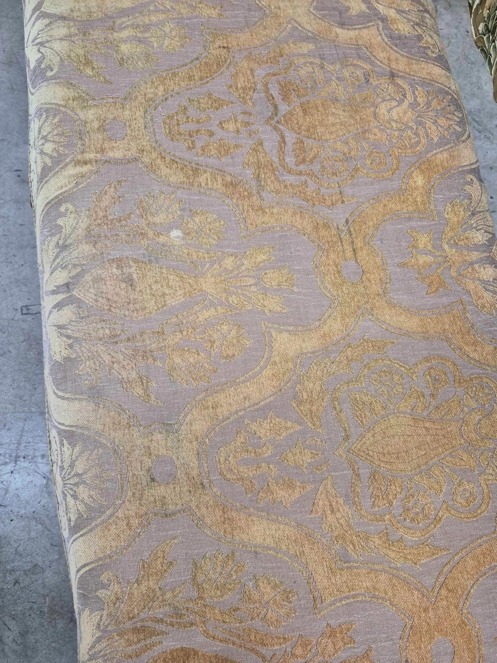Antique French-Style Carved Settee - 5