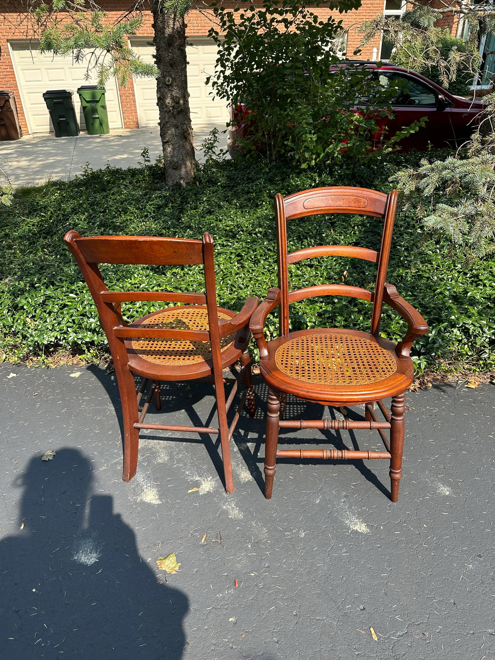 Pair of Late 19th Century Victorian Walnut Burl Wood Chairs - 7