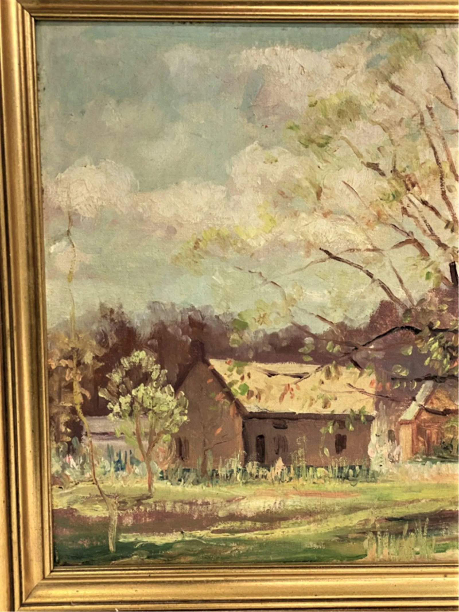 Nunzio Vayana Landscape Oil Painting, Framed - 3