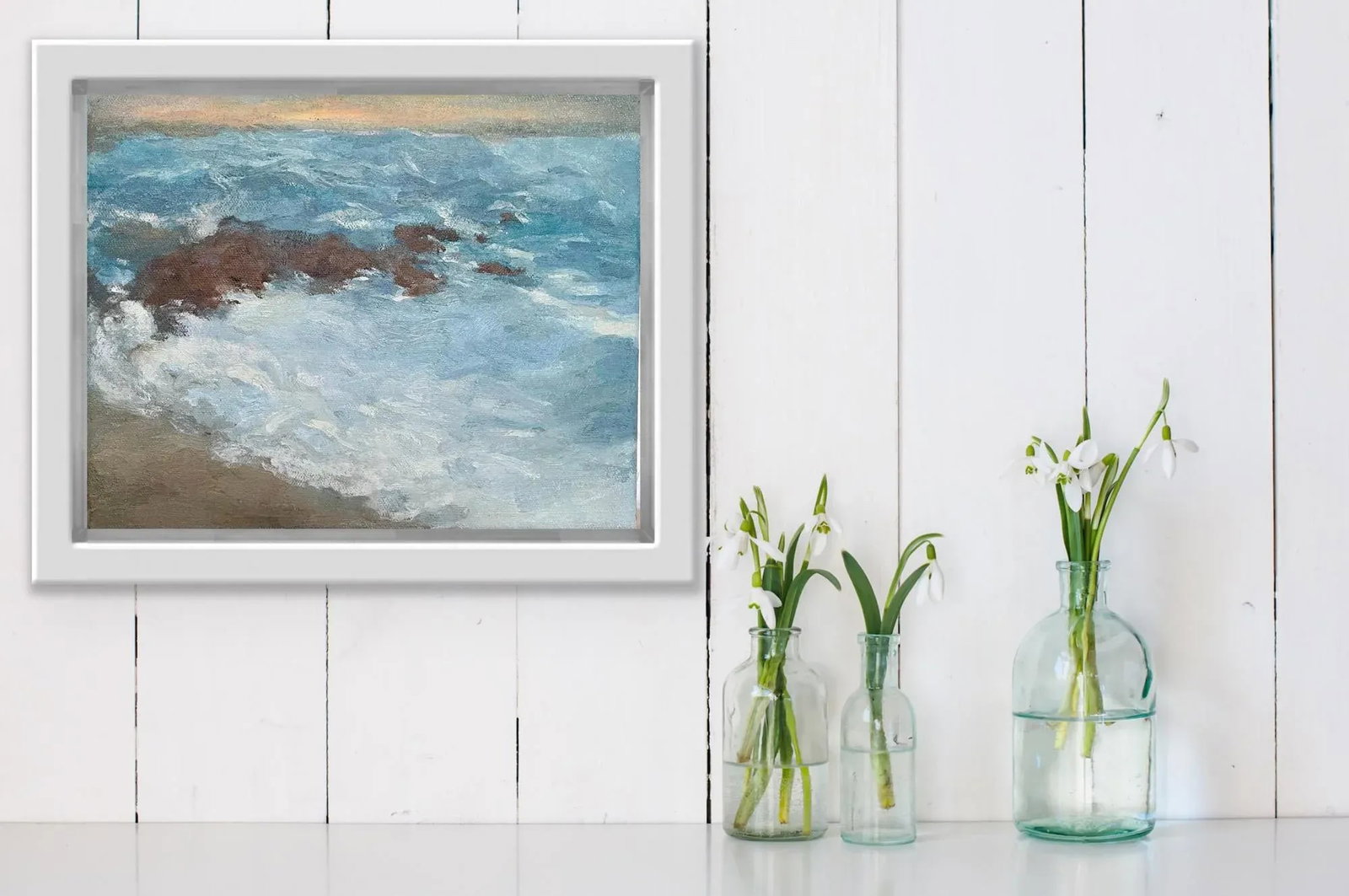 Seascape Oil Painting by Michelle Farro - 3