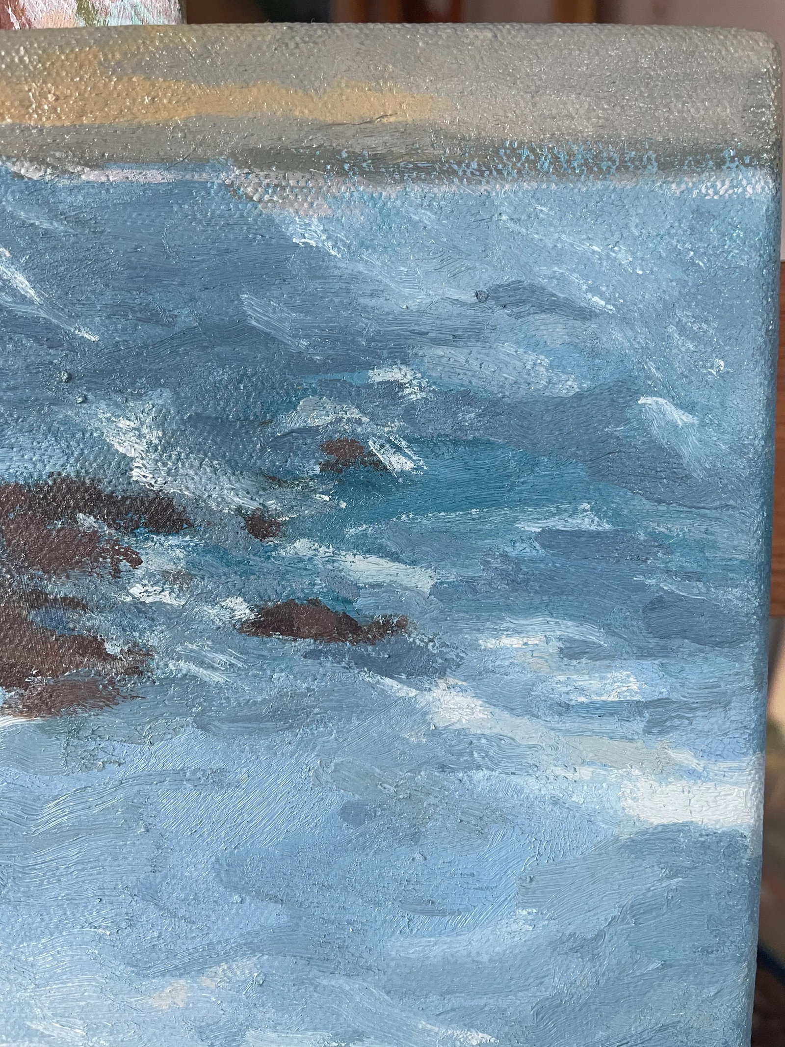 Seascape Oil Painting by Michelle Farro - 6