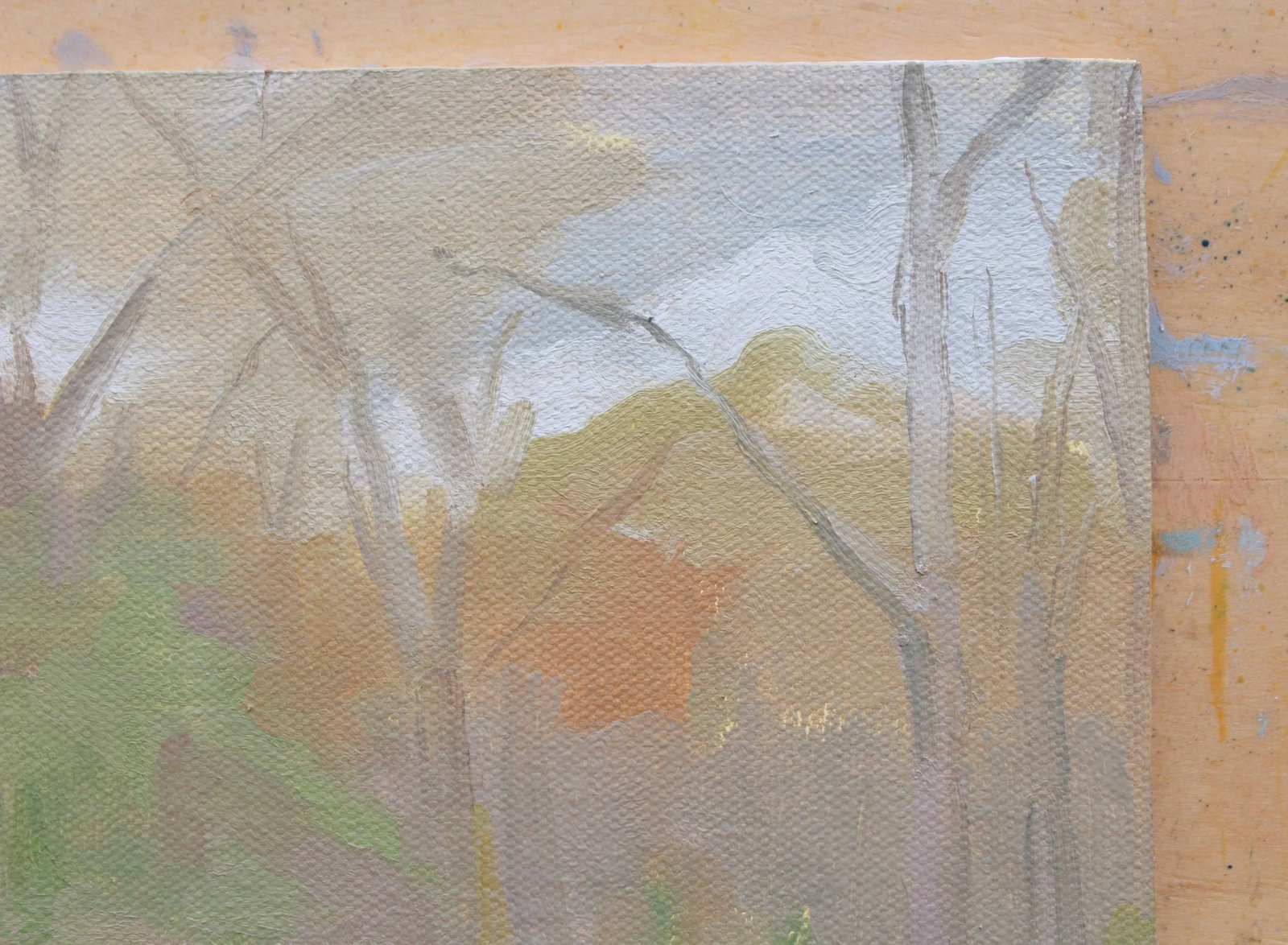 Contemporary Landscape Sketch by Michelle Farro, Framed - 8