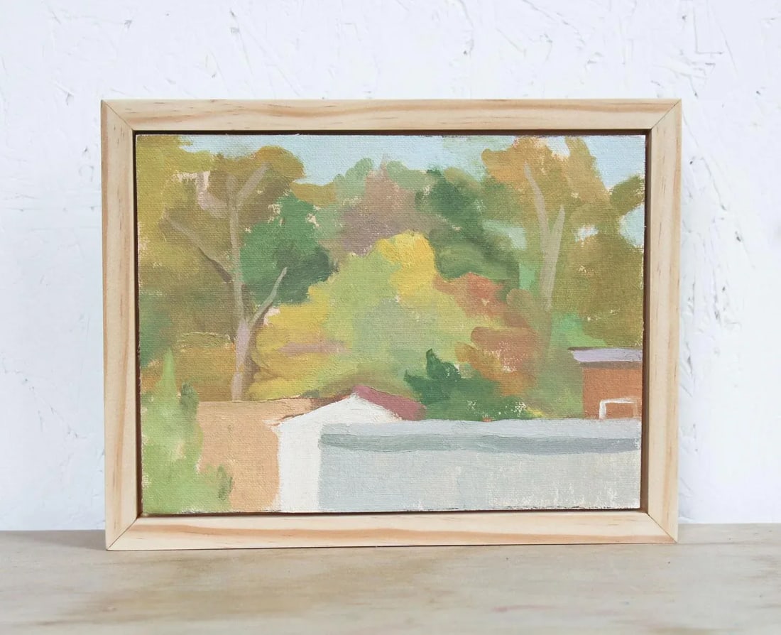 Northeast Fall Framed Oil Painting by Michelle Farro - 3