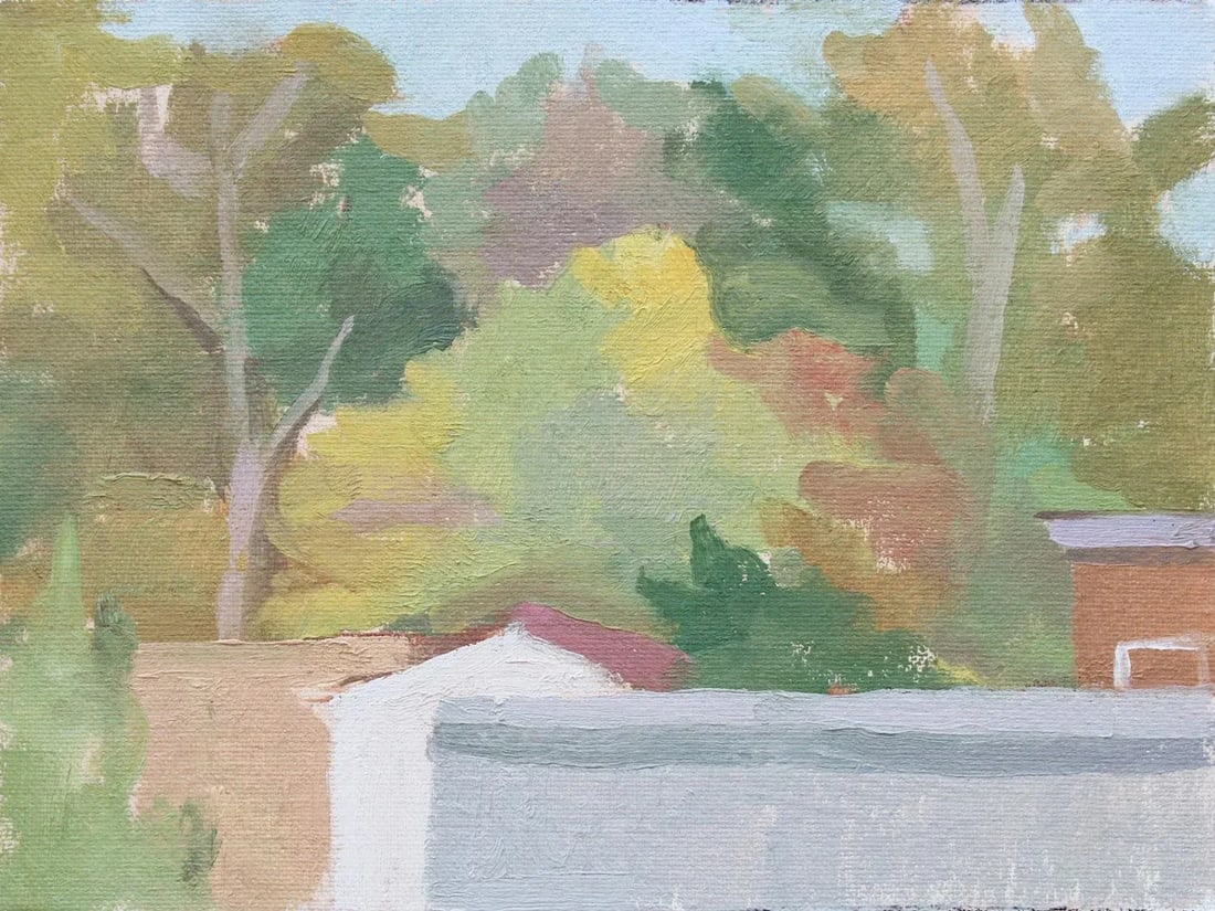 Northeast Fall Framed Oil Painting by Michelle Farro - 4
