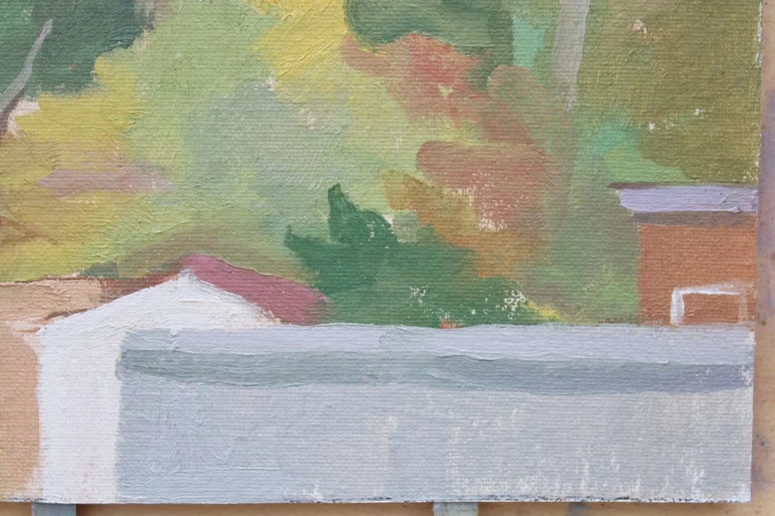 Northeast Fall Framed Oil Painting by Michelle Farro - 7