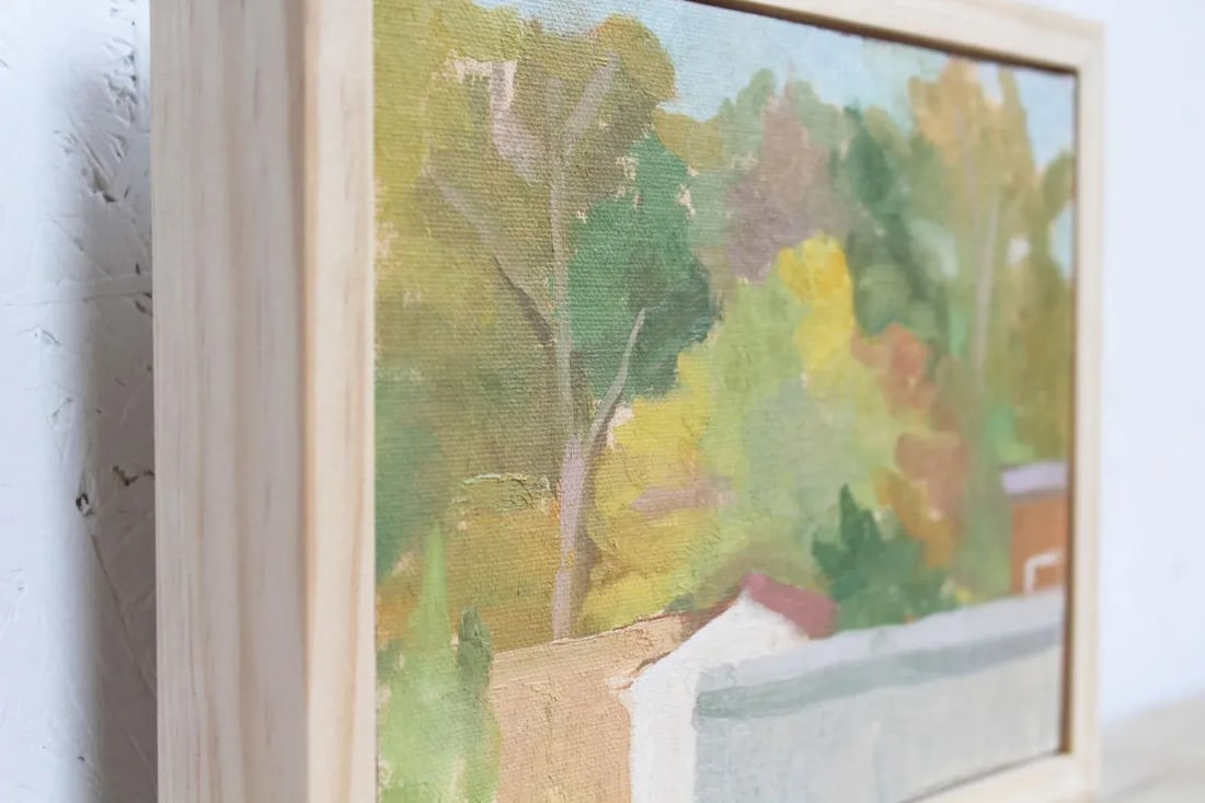 Northeast Fall Framed Oil Painting by Michelle Farro - 9