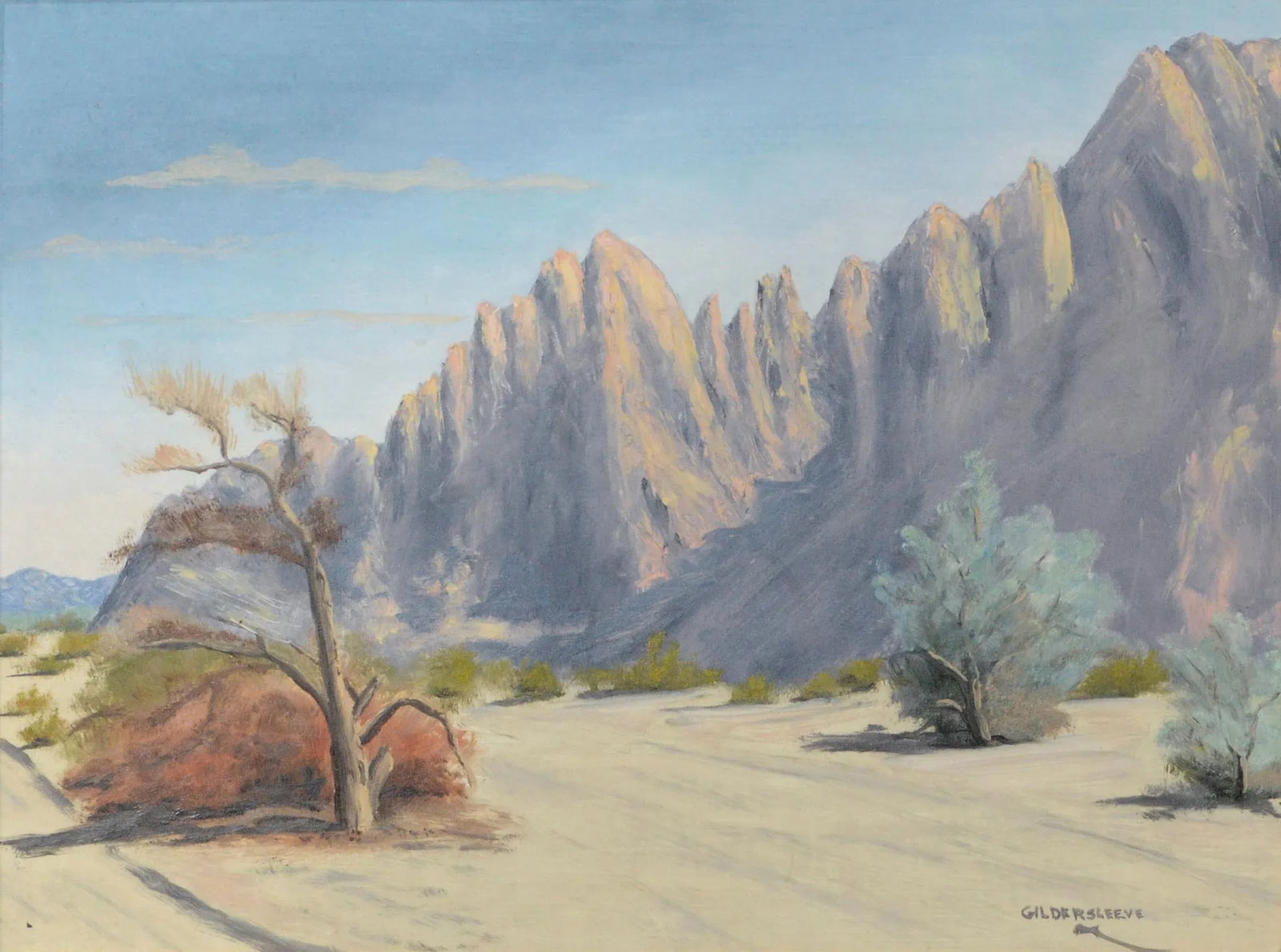 Beatrice Gildersleeve Mountains and the Desert - Landscape Circa 1920s - 2