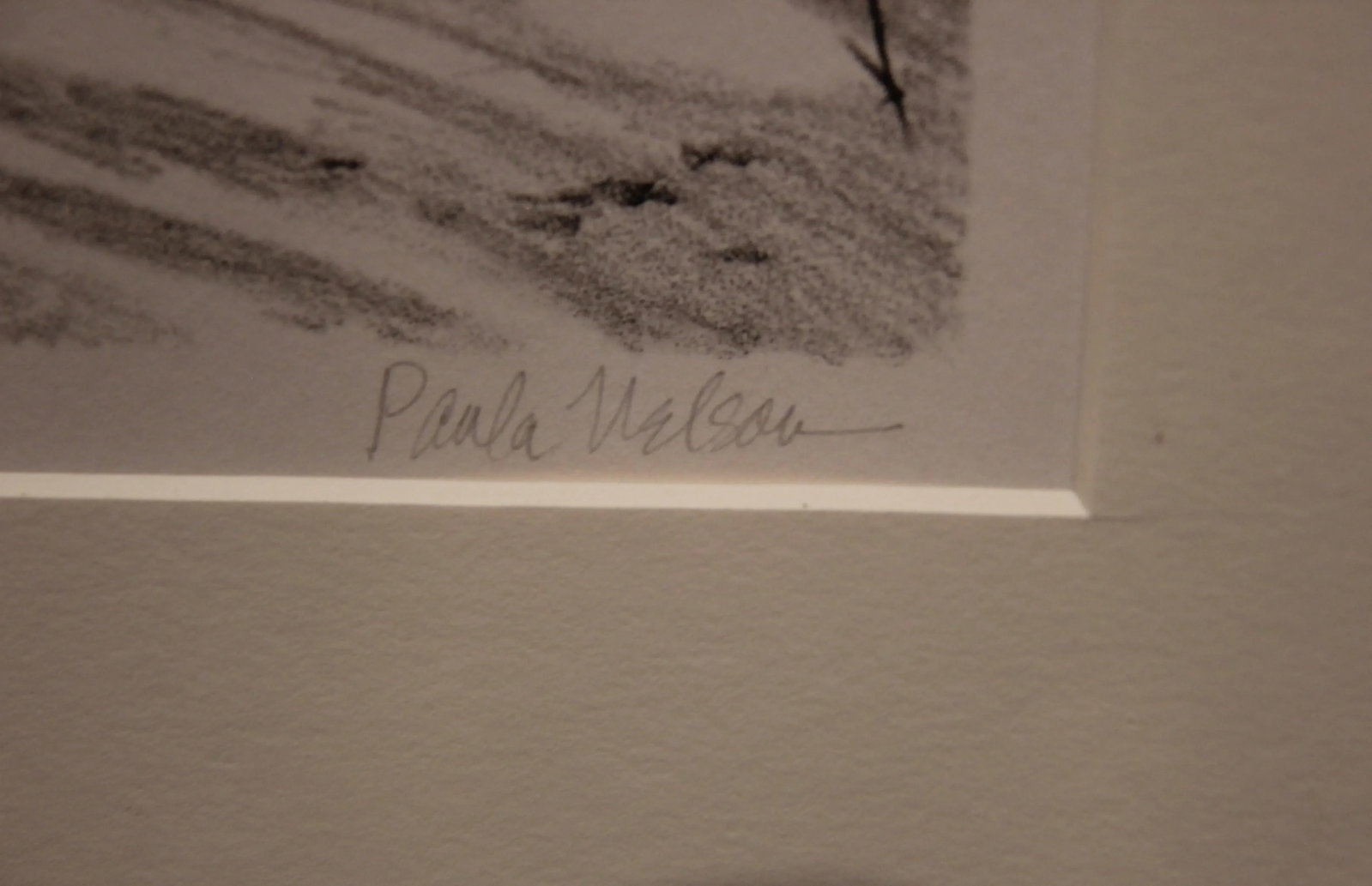 Mid 20th Century "Trees in Snow" Black and White Winter Landscape Lithograph 2/10 - 4