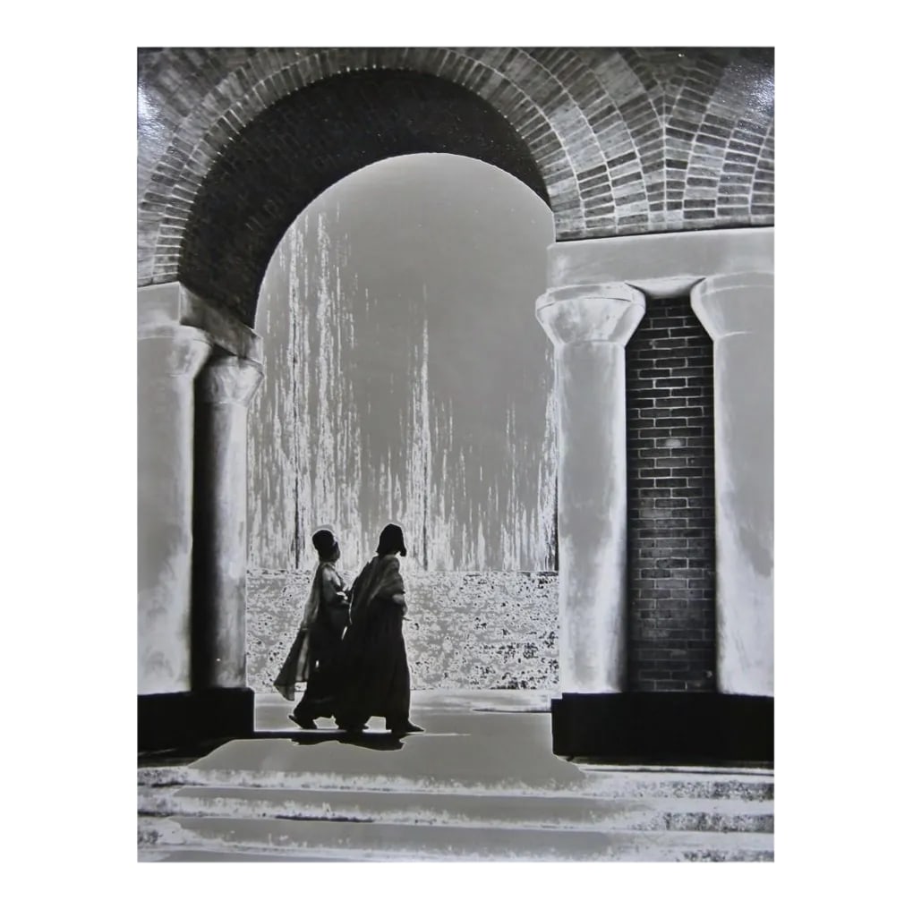 1960s "Waterfall Galleria" Black and White Figurative Architectural Landscape Photography (1 of 5)