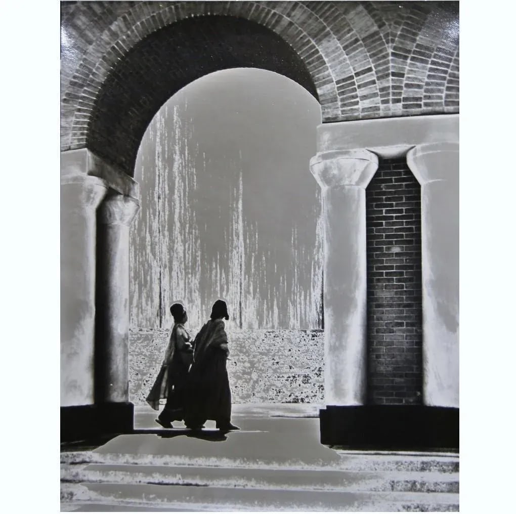 1960s "Waterfall Galleria" Black and White Figurative Architectural Landscape Photography - 5