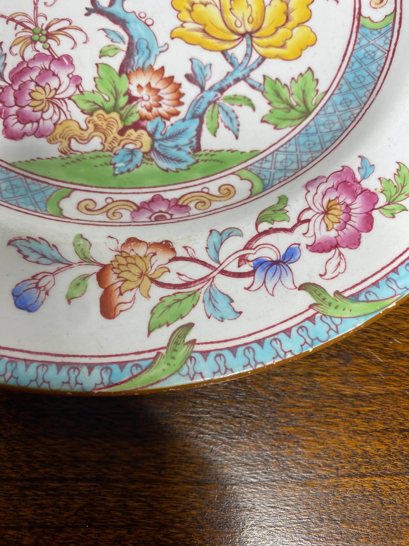 English Cauldon Dinner Plate - 2