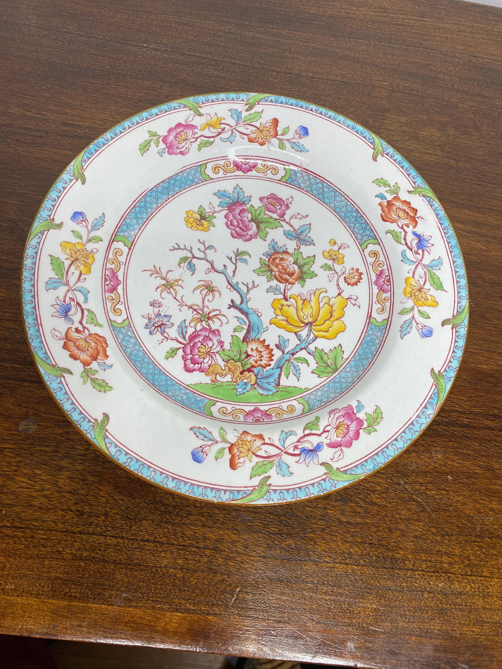 English Cauldon Dinner Plate - 7