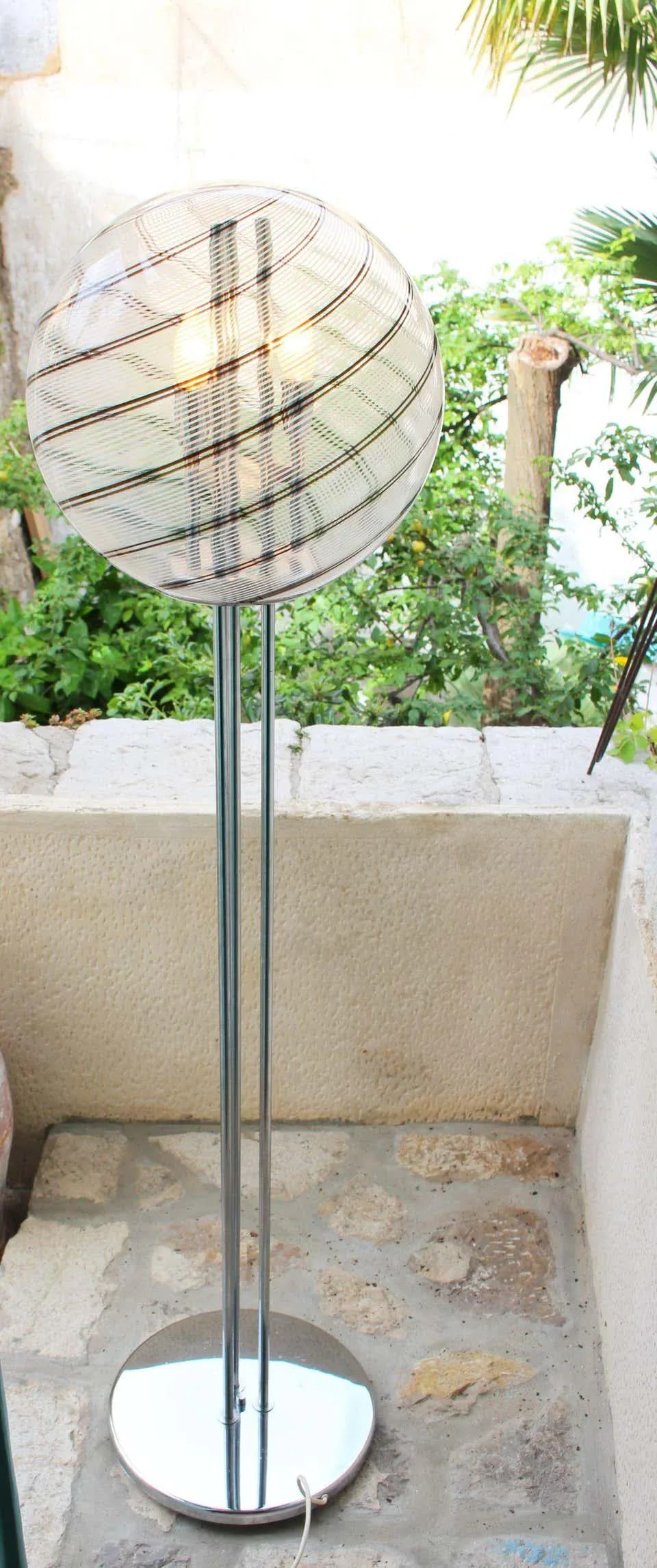 Floor Lamp Massimo and Lella Vignelli in the style of Venini, circa 1970 - 3