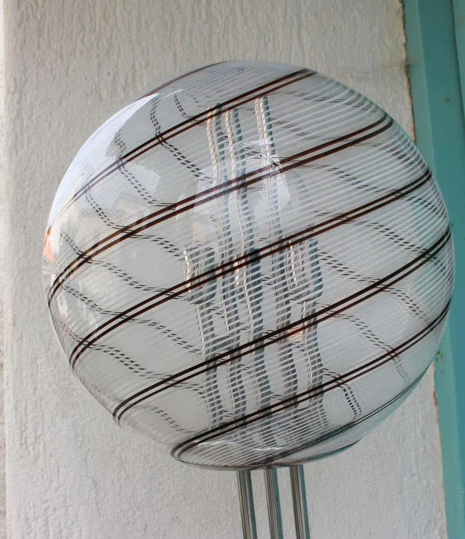 Floor Lamp Massimo and Lella Vignelli in the style of Venini, circa 1970 - 5