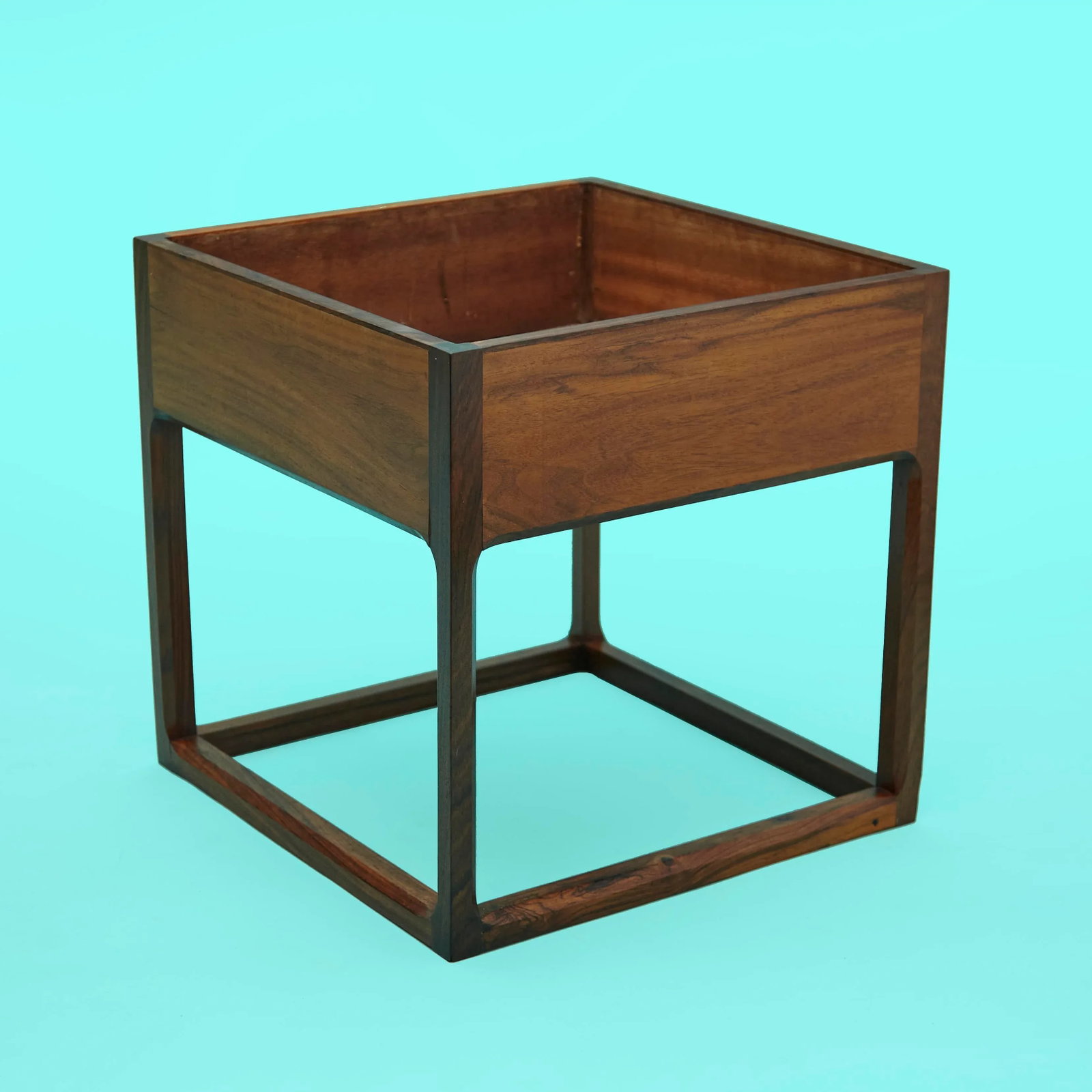 1960s Asked Kjersgaard Danish Rosewood Mid-Century Modernist Planter - 5