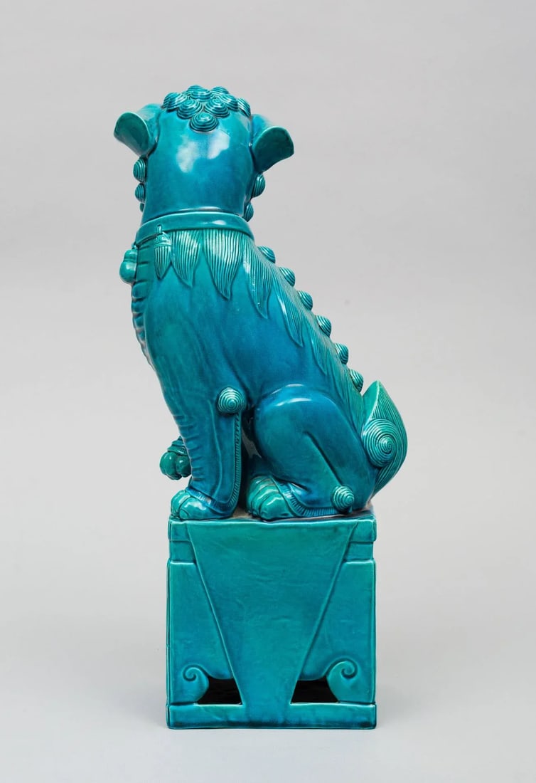 Chinese Large Turquoise Foo Dog - 3