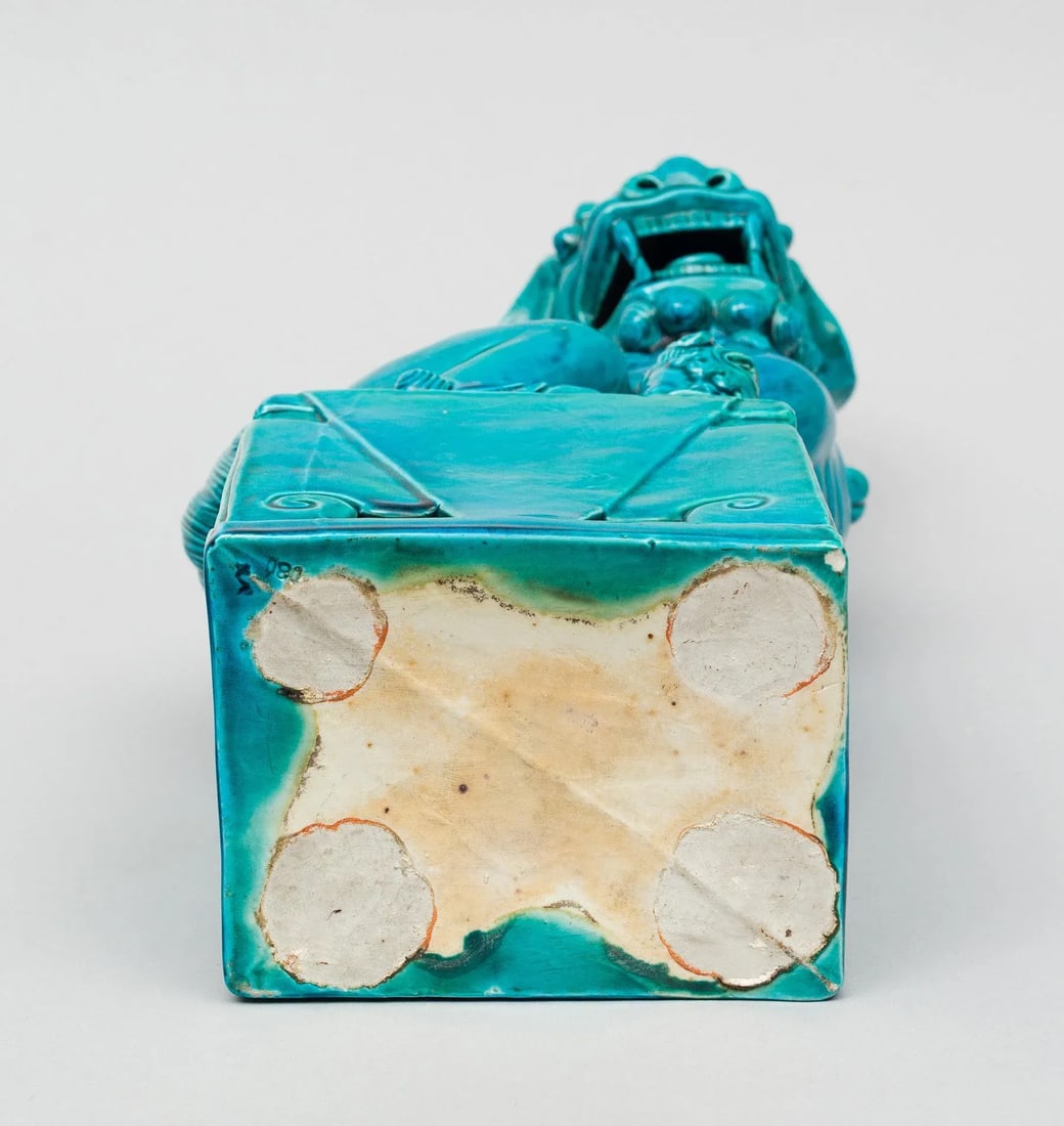 Chinese Large Turquoise Foo Dog - 8
