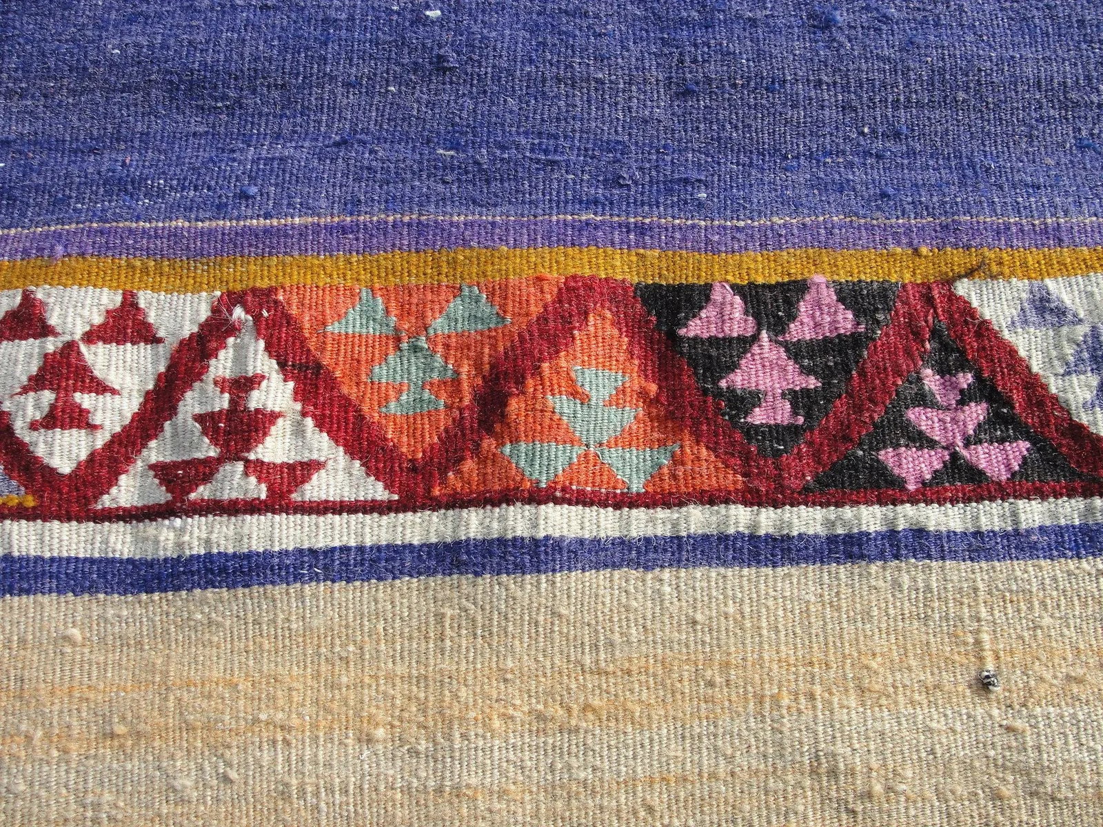 Vintage Turkish Kilim Rug, Kilim Runner 2.8 X 7.5 Ft - 8