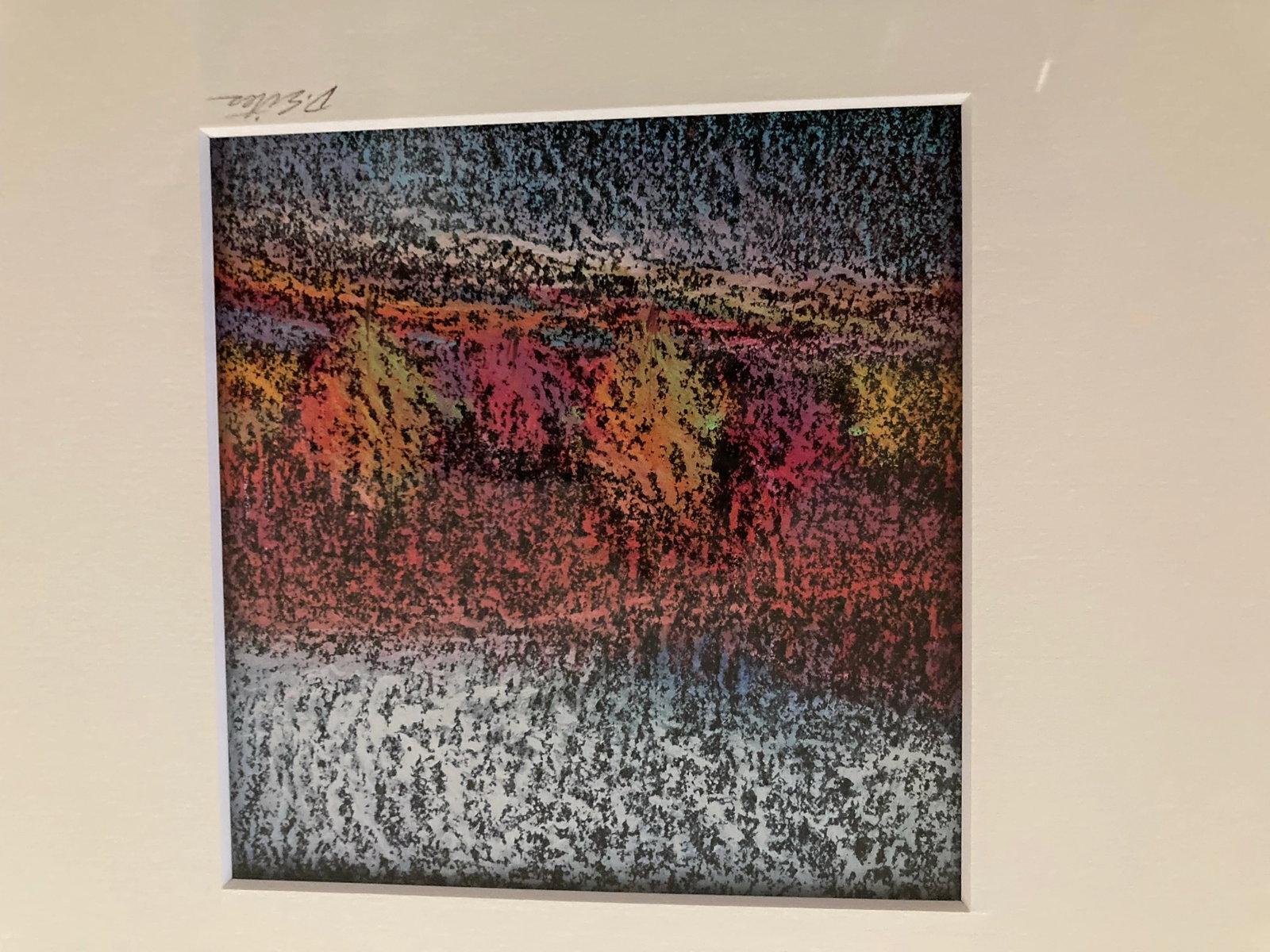 Original Framed Pastels by Artist David Sites. One of a Series of 4, Entitled "Midday Crossing". - 2