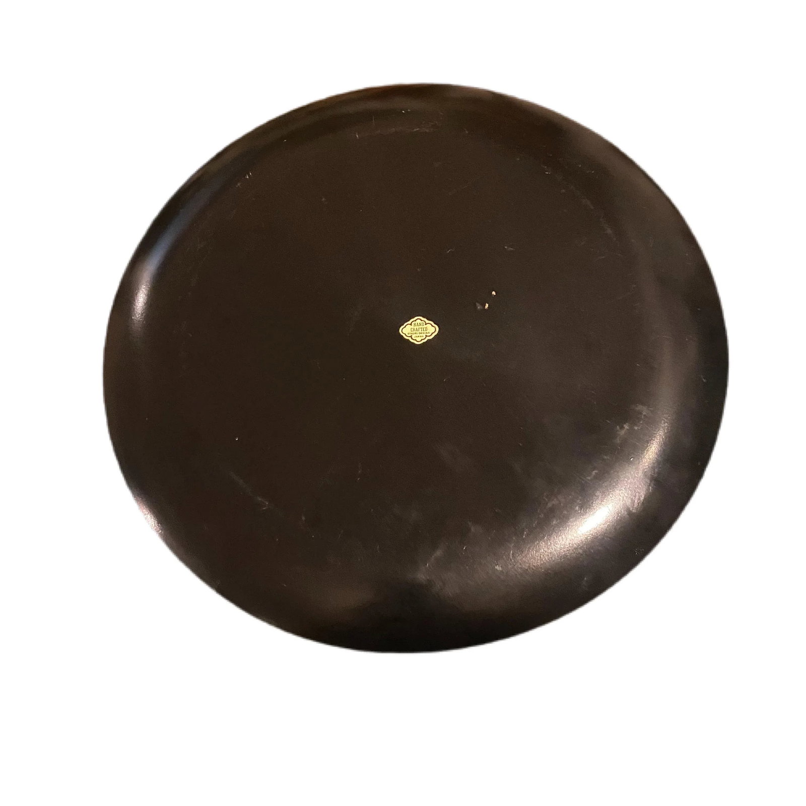 Mid-Century Birds in Flight Black Lacquered Serving Tray - 3